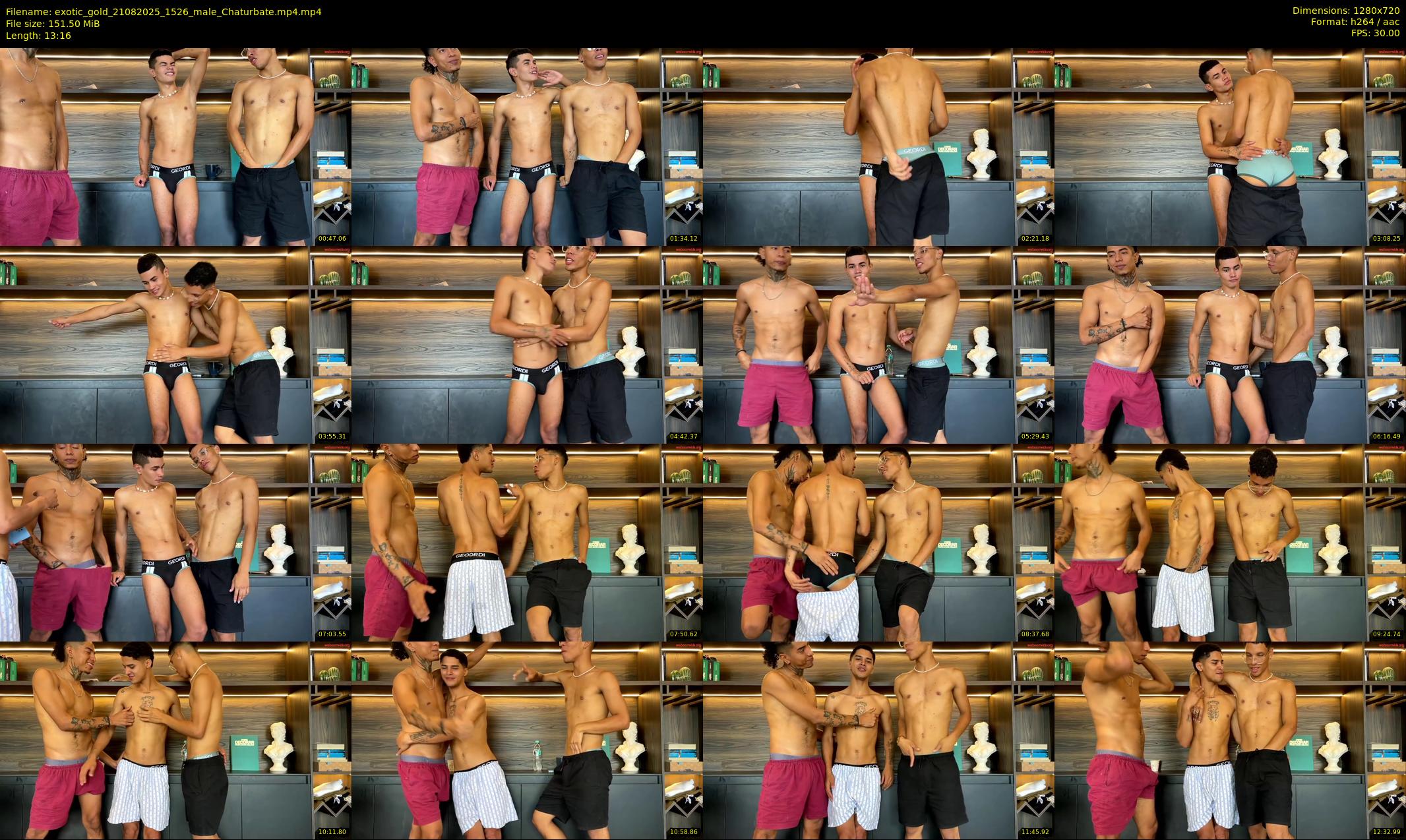 exotic_gold — 14 minute Chaturbate male cam show recording, 720p, Aug 21, 2025