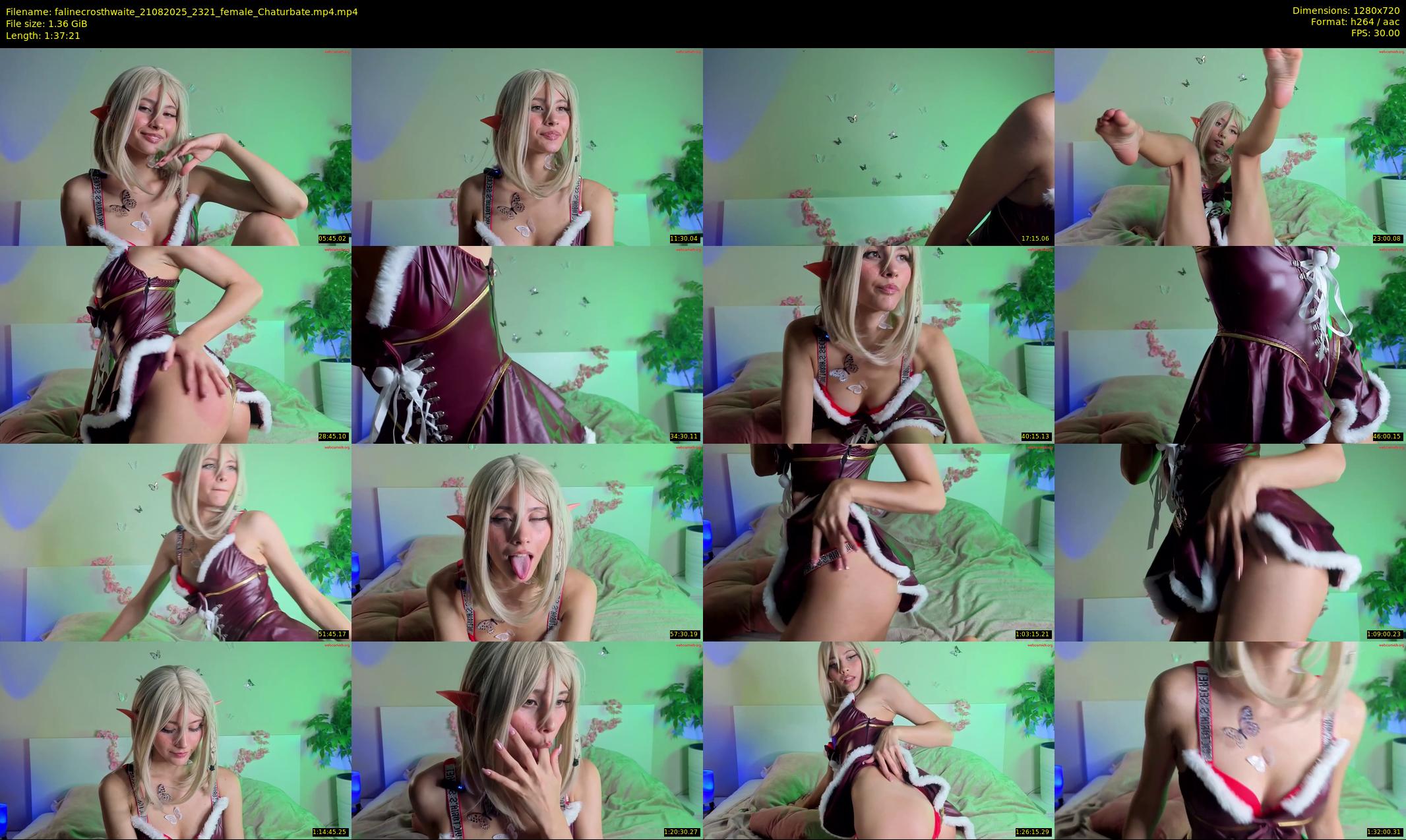 falinecrosthwaite — 98 minute Chaturbate female cam show recording, 720p, Aug 21, 2025