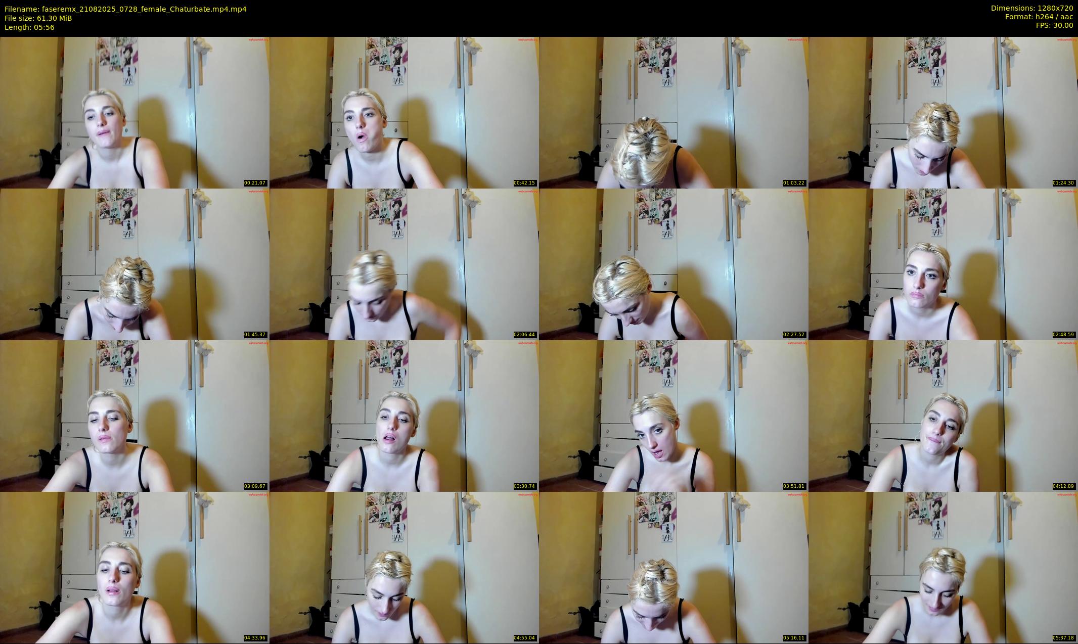 faseremx — 6 minute Chaturbate female cam show recording, 720p, Aug 21, 2025