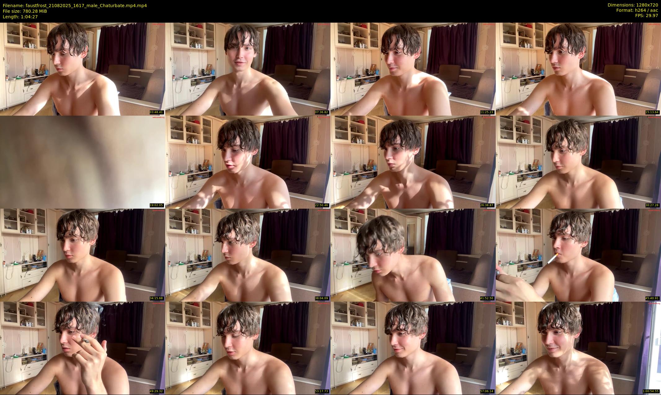 faustfrost — 65 minute Chaturbate male cam show recording, 720p, Aug 21, 2025