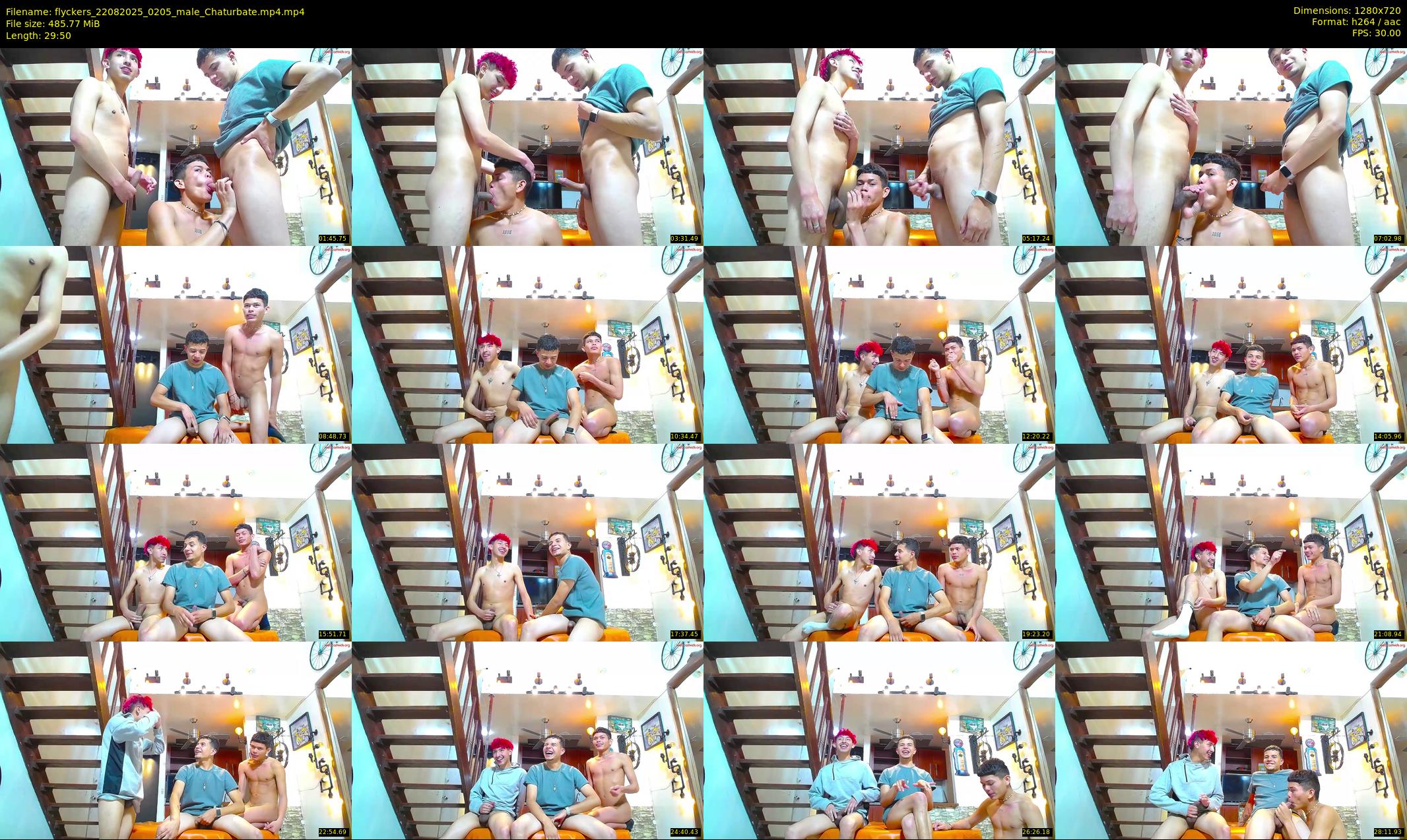 flyckers — 30 minute Chaturbate male cam show recording, 720p, Aug 22, 2025