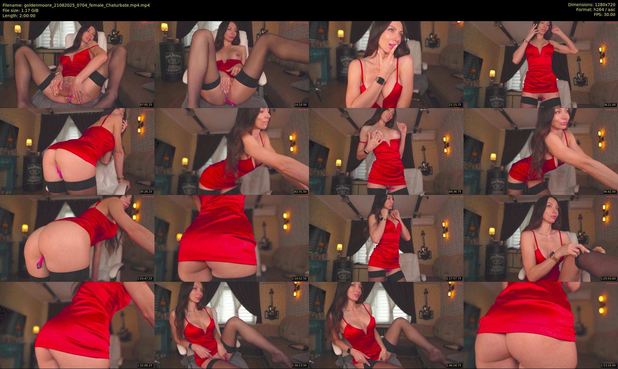goldenmoore — 120 minute Chaturbate female cam show recording, 720p, Aug 21, 2025