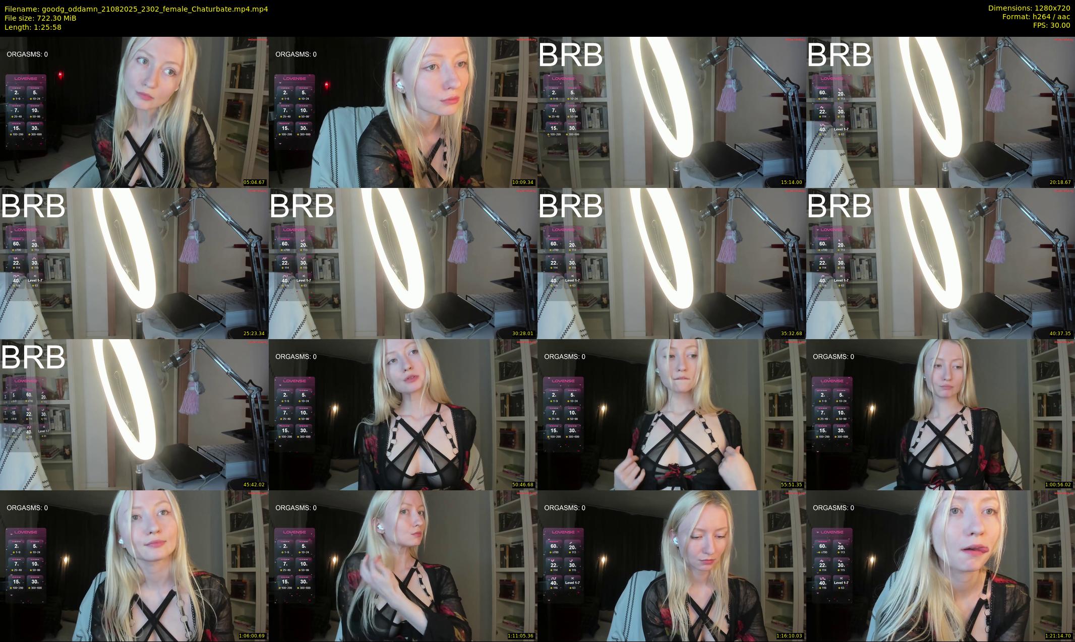 goodg_oddamn — 86 minute Chaturbate female cam show recording, 720p, Aug 21, 2025