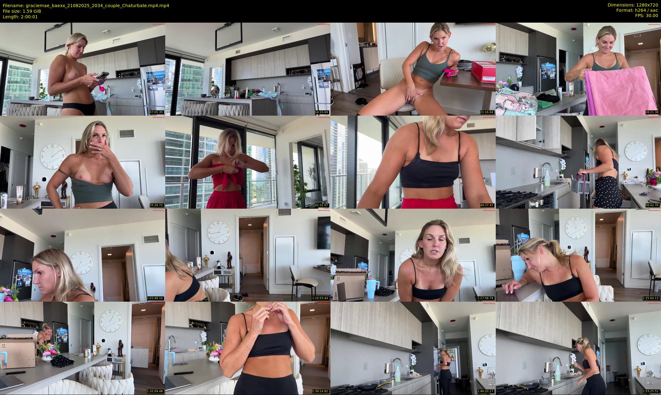 graciemae_baexx — 121 minute Chaturbate female cam show recording, 720p, Aug 21, 2025
