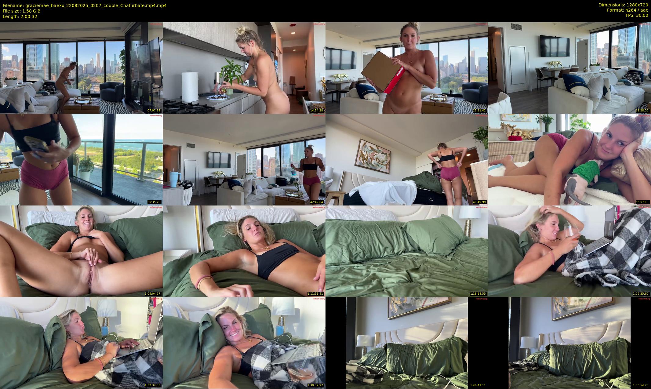 graciemae_baexx — 121 minute Chaturbate female cam show recording, 720p, Aug 22, 2025