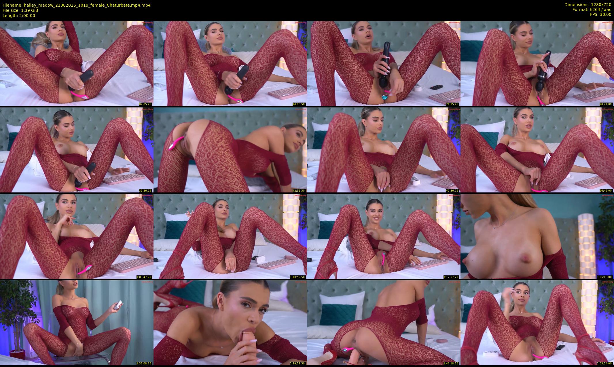 hailey_madow — 120 minute Chaturbate female cam show recording, 720p, Aug 21, 2025