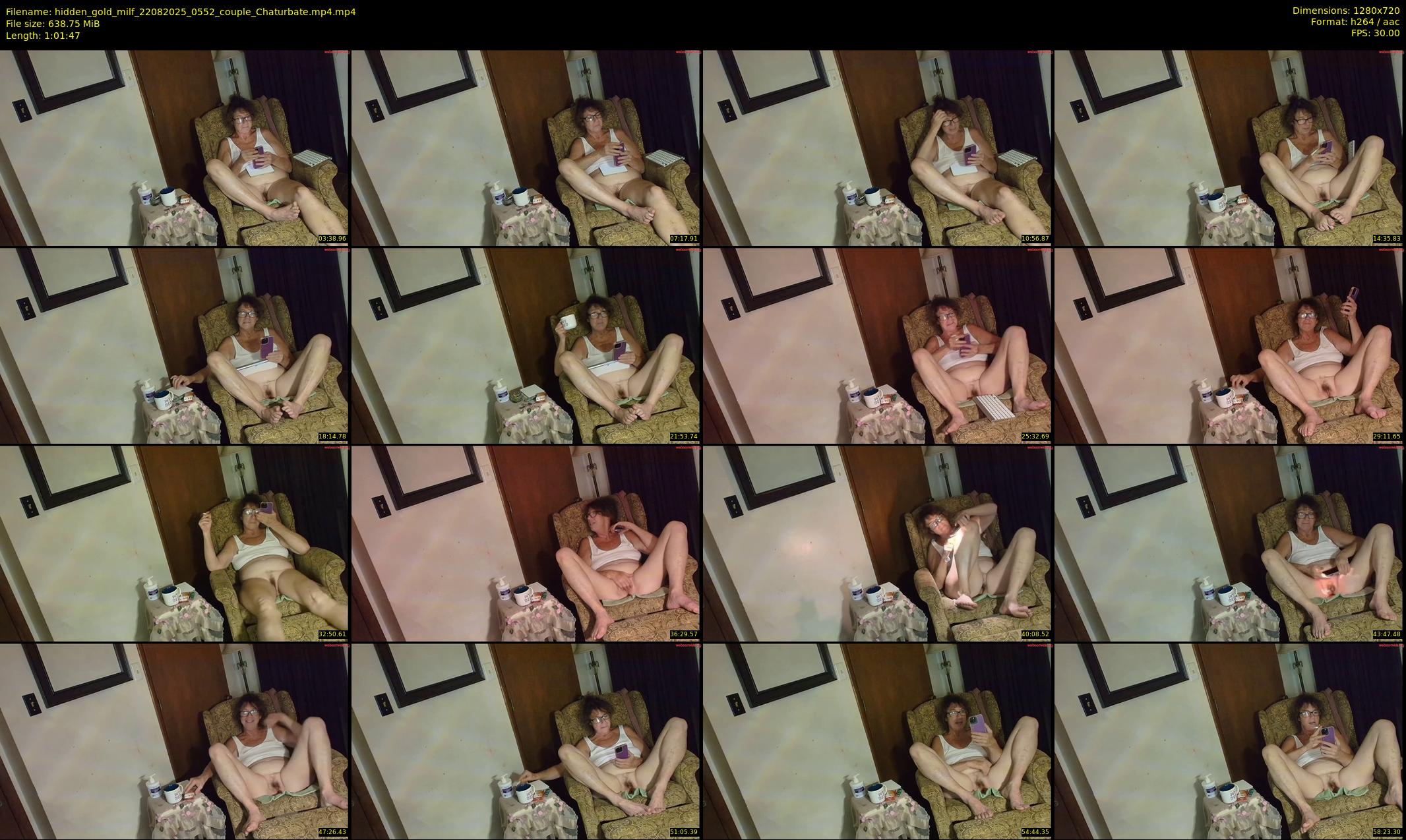 hidden_gold_milf — 62 minute Chaturbate female cam show recording, 720p, Aug 22, 2025