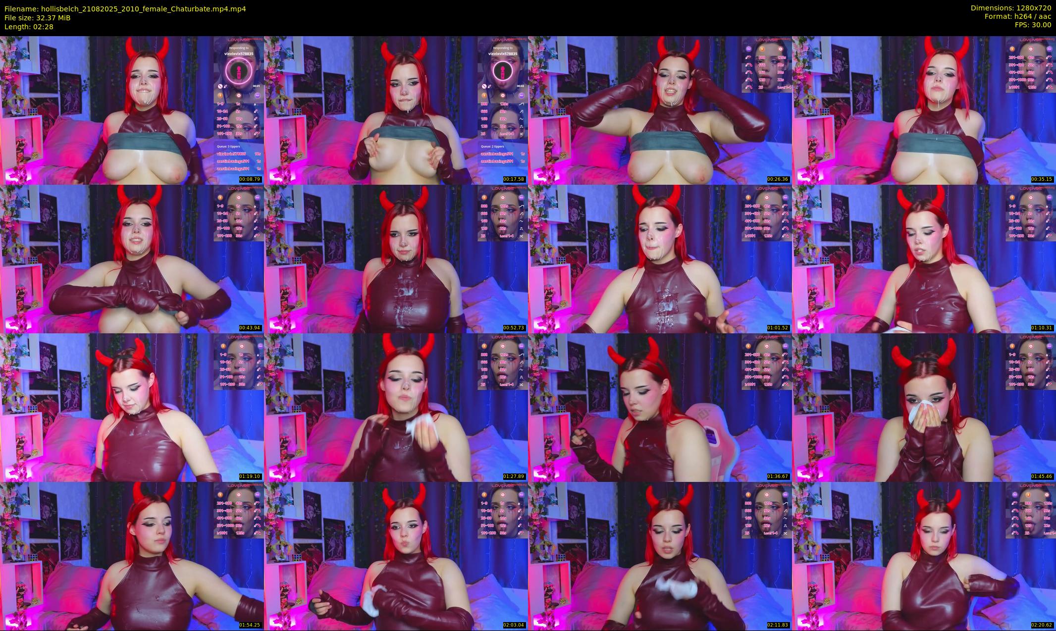 hollisbelch — 3 minute Chaturbate female cam show recording, 720p, Aug 21, 2025
