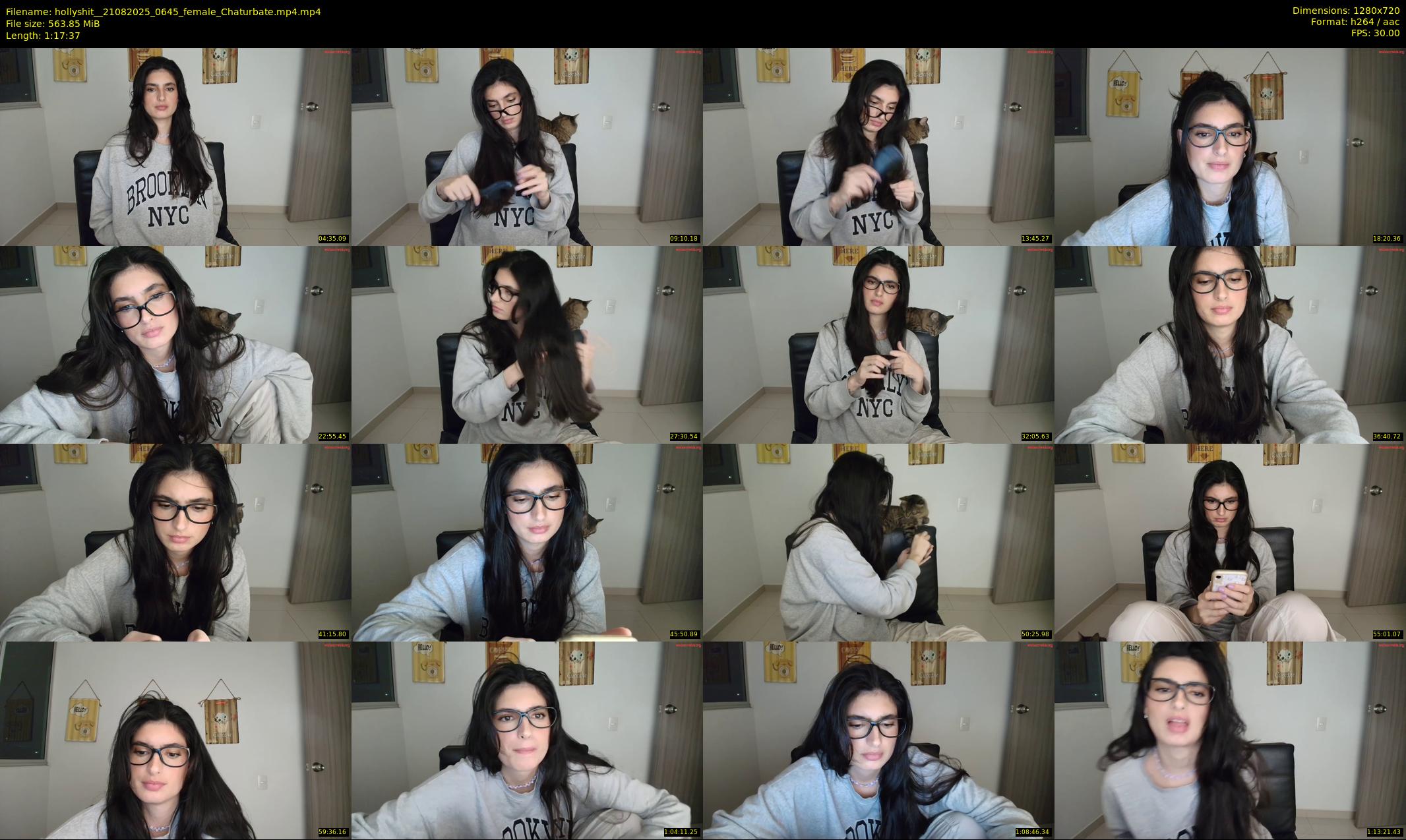 hollyshit_ — 78 minute Chaturbate female cam show recording, 720p, Aug 21, 2025
