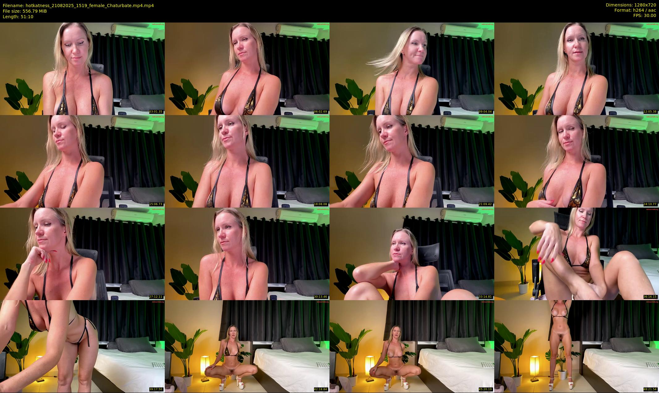 hotkatness — 52 minute Chaturbate female cam show recording, 720p, Aug 21, 2025