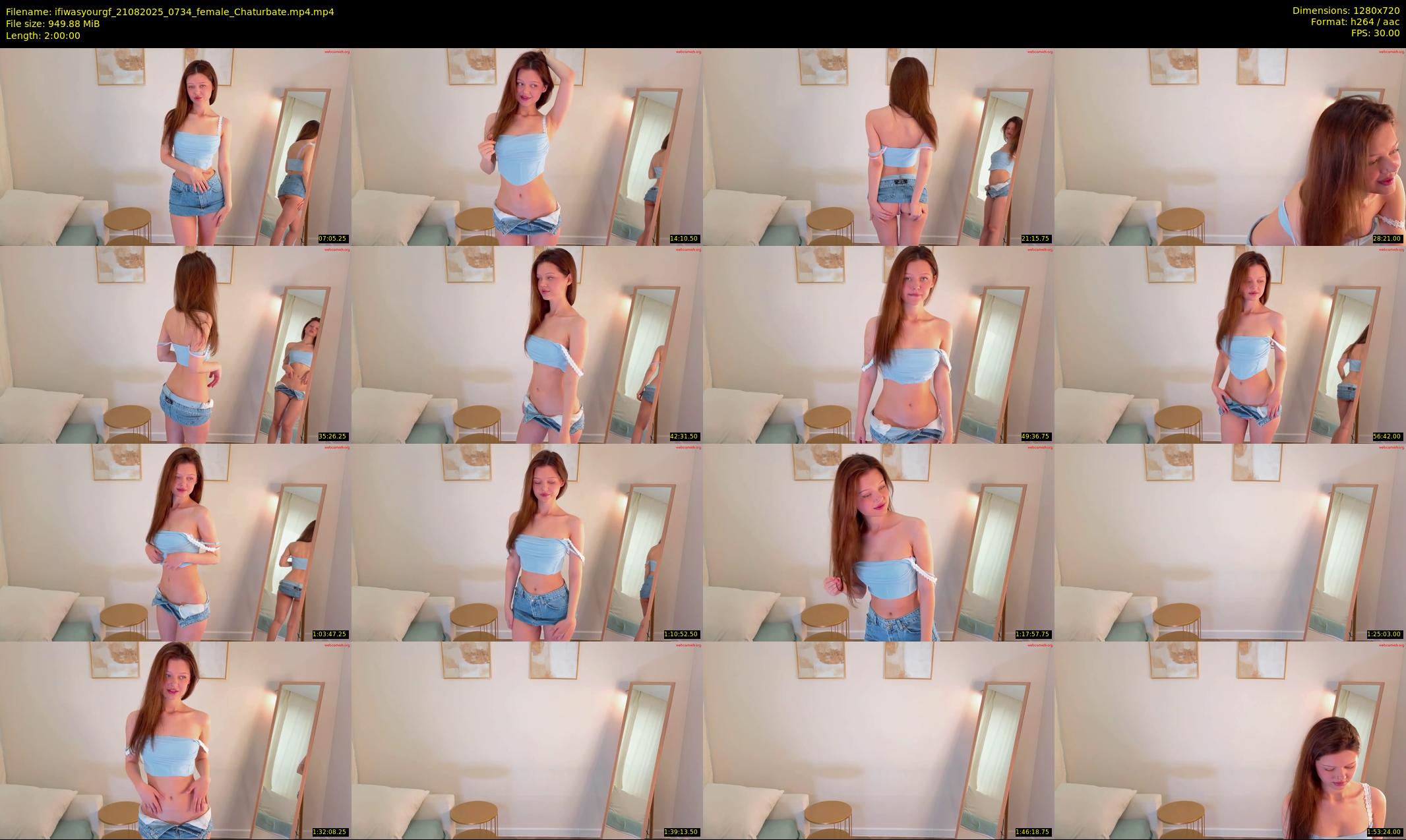 ifiwasyourgf — 120 minute Chaturbate female cam show recording, 720p, Aug 21, 2025