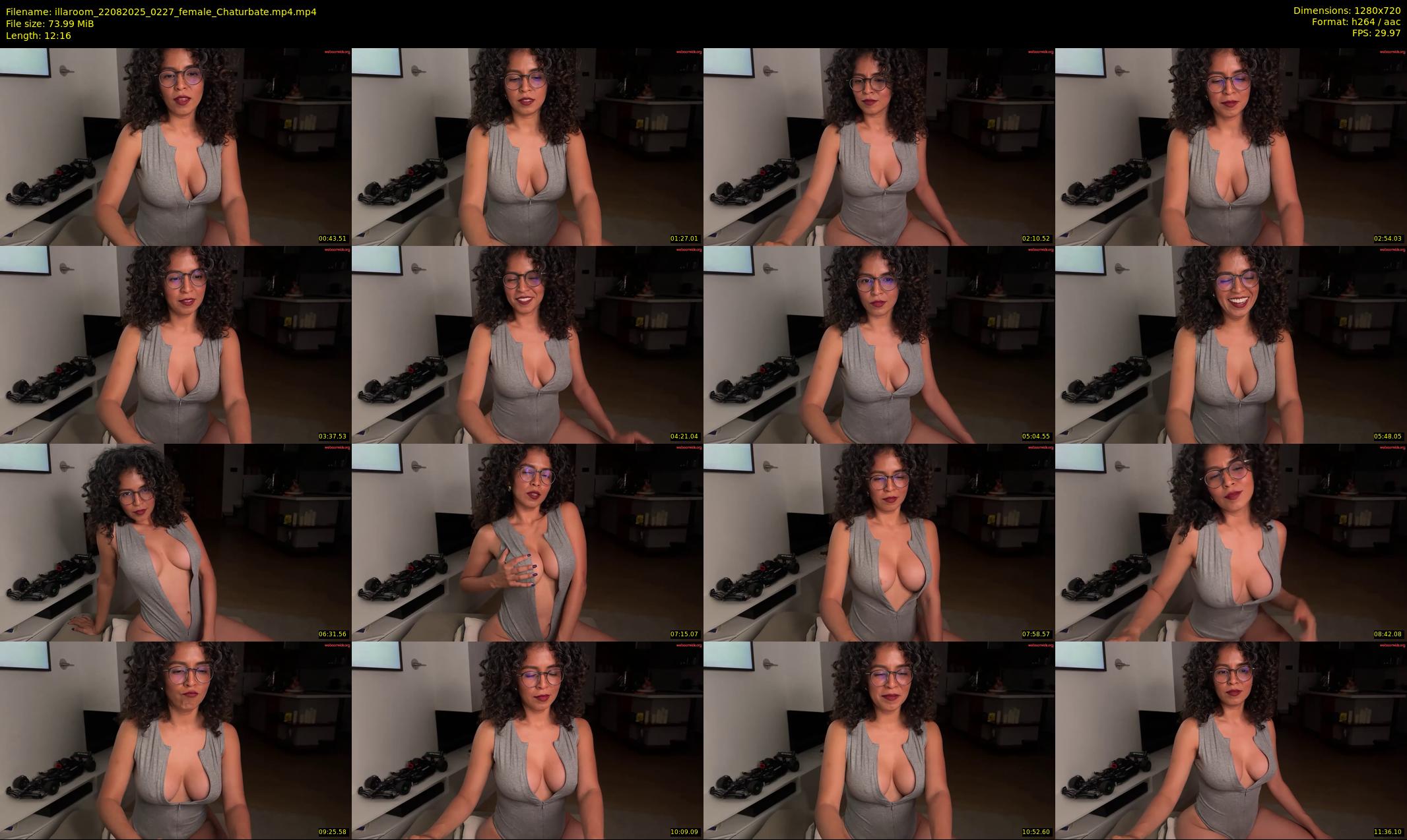 illaroom — 13 minute Chaturbate female cam show recording, 720p, Aug 22, 2025