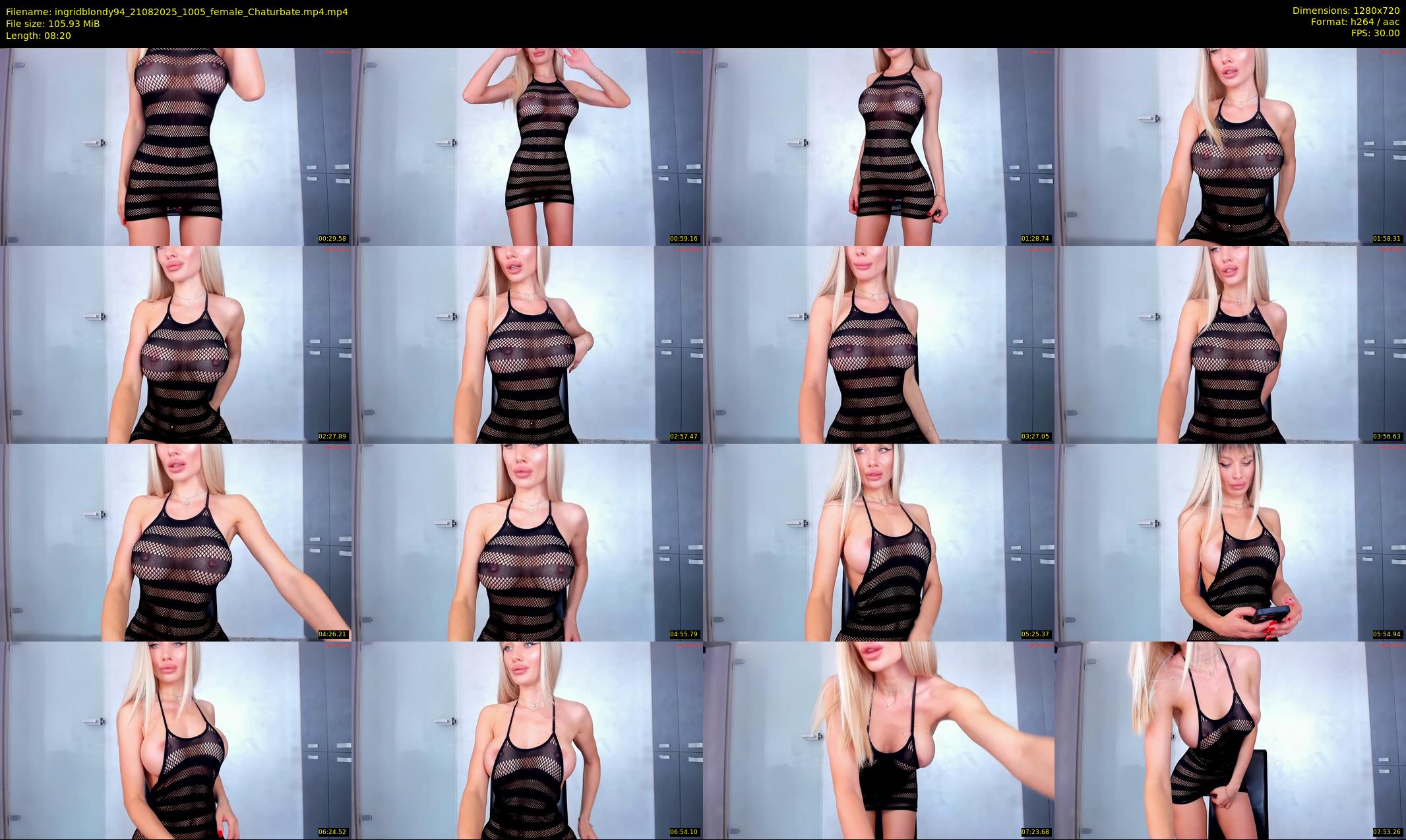ingridblondy94 — 9 minute Chaturbate female cam show recording, 720p, Aug 21, 2025