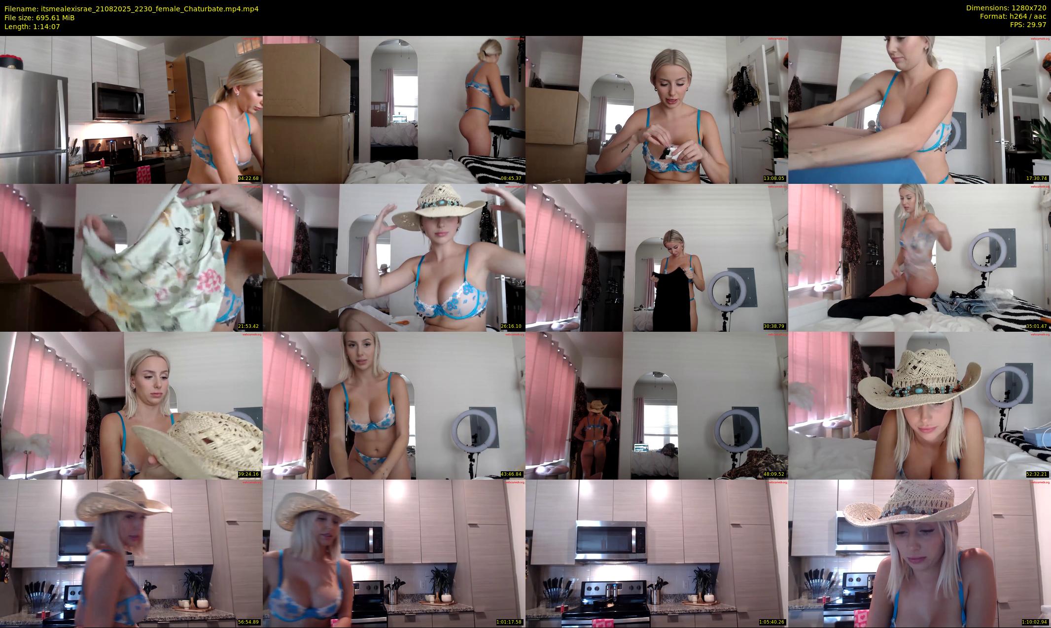 itsmealexisrae — 75 minute Chaturbate female cam show recording, 720p, Aug 21, 2025