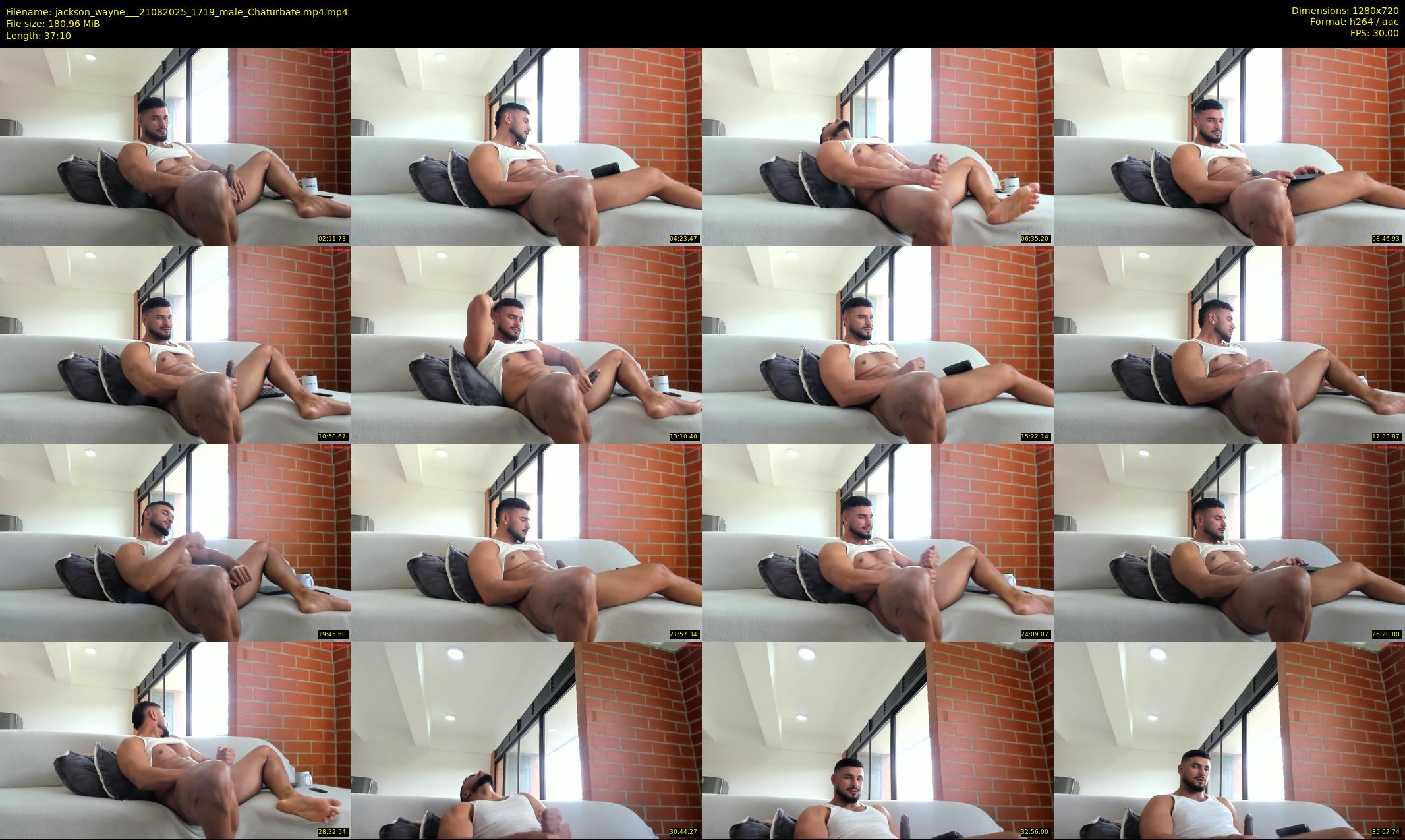 jackson_wayne__ — 38 minute Chaturbate male cam show recording, 720p, Aug 21, 2025