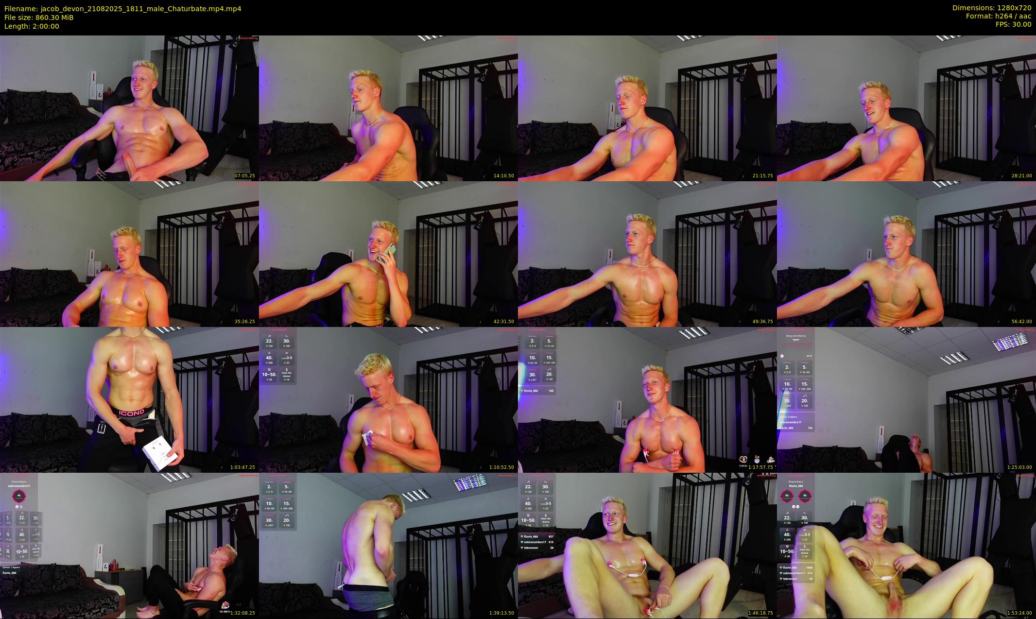 jacob_devon — 120 minute Chaturbate male cam show recording, 720p, Aug 21, 2025