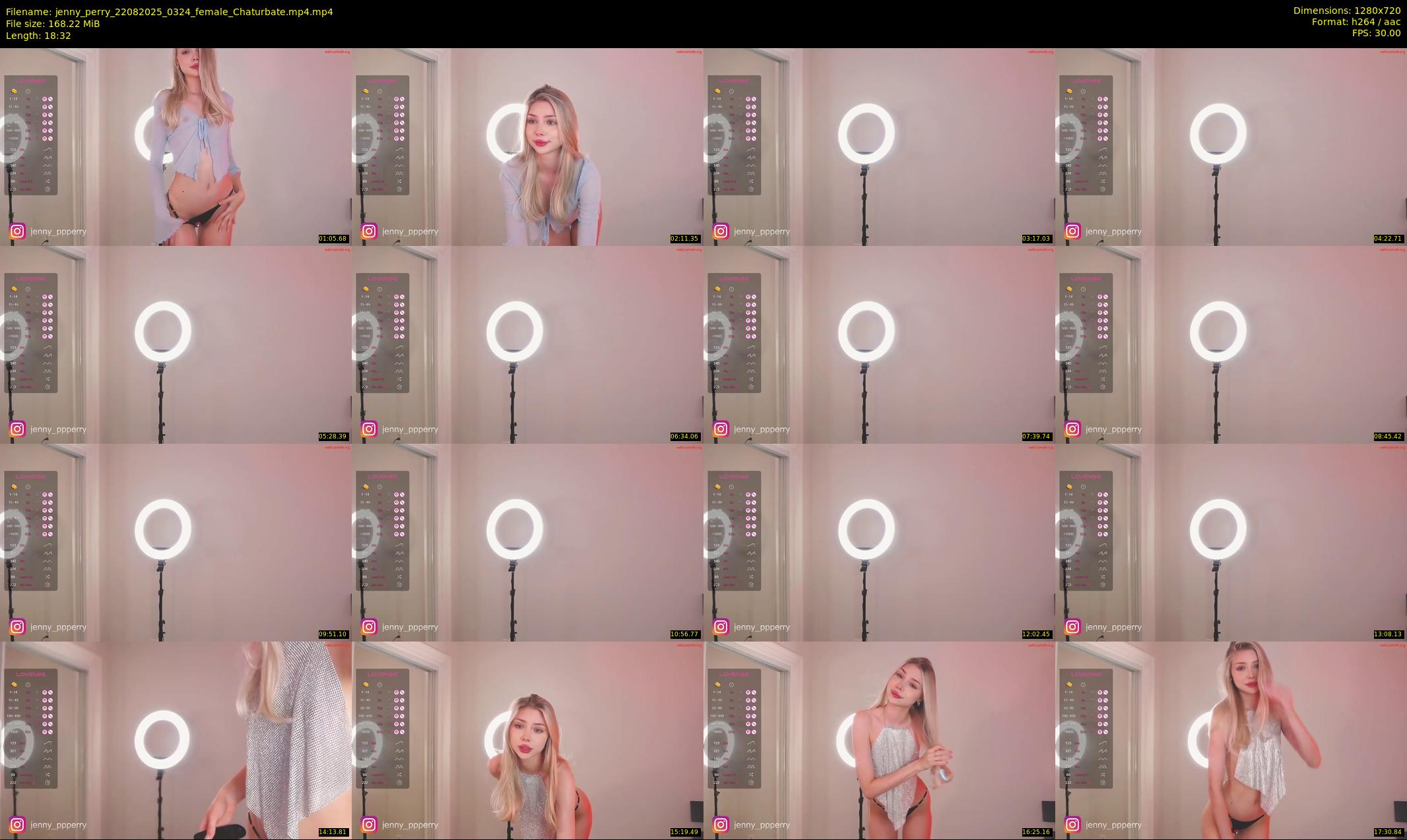 jenny_perry — 19 minute Chaturbate female cam show recording, 720p, Aug 22, 2025