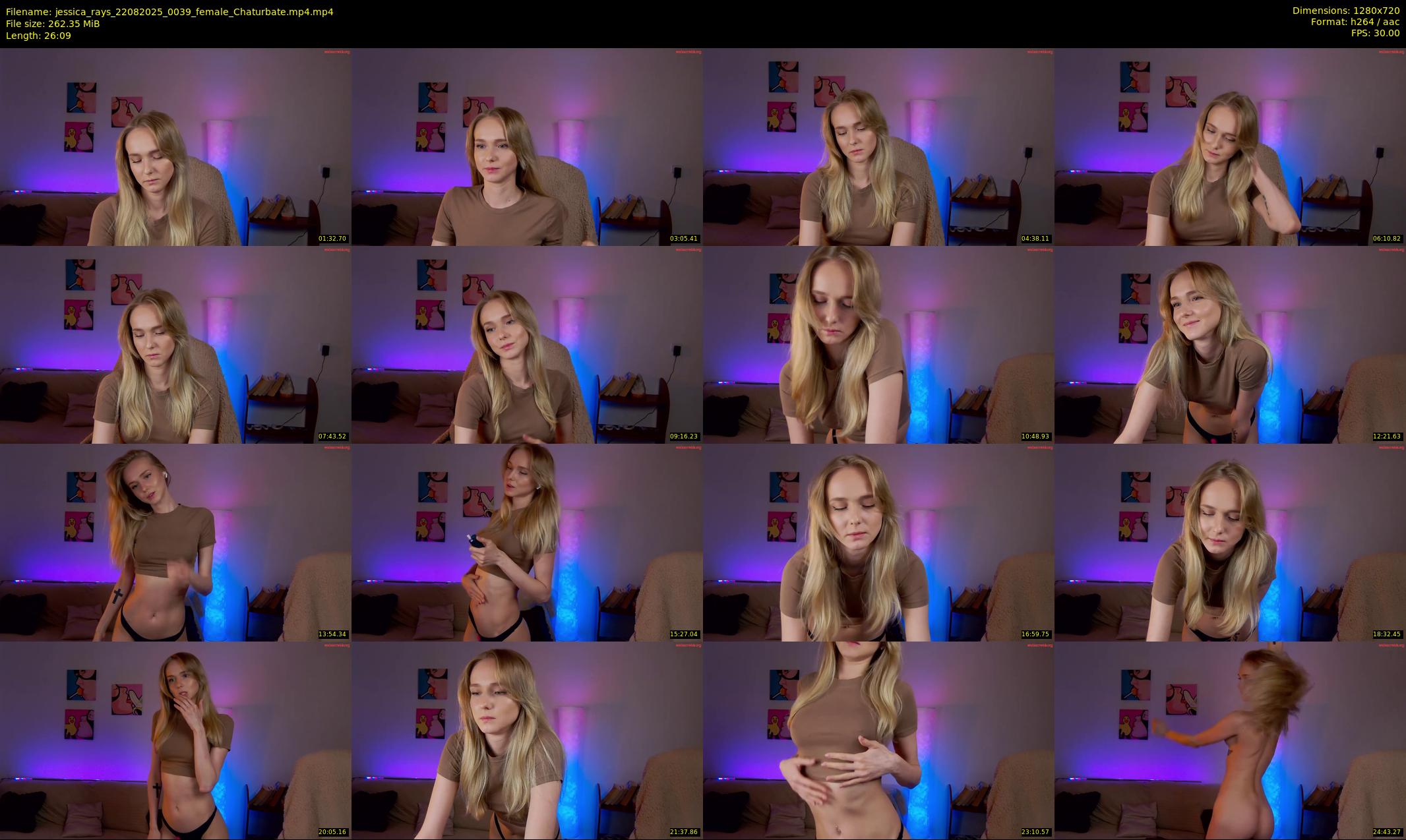 jessica_rays — 27 minute Chaturbate couple cam show recording, 720p, Aug 22, 2025