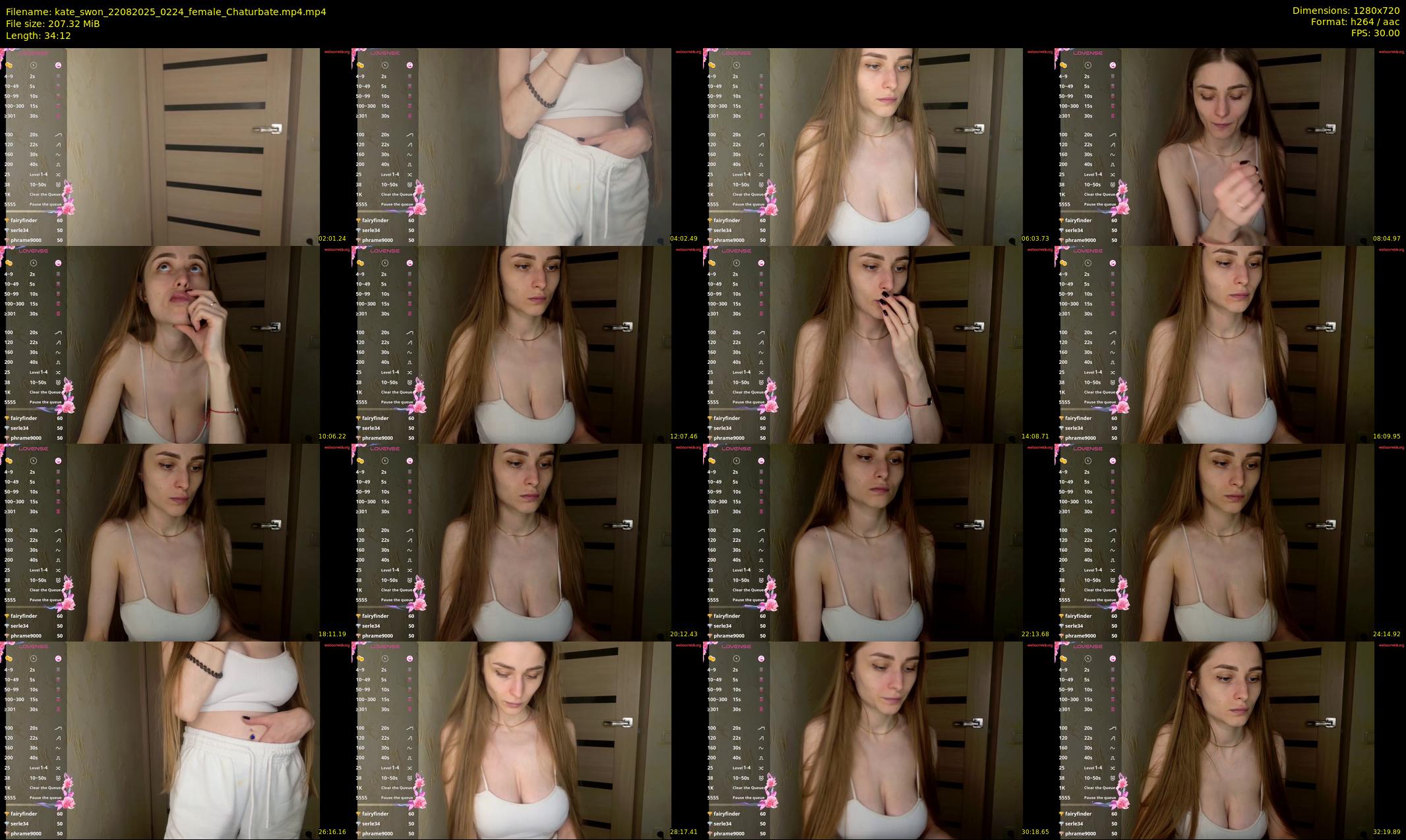 kate_swon — 35 minute Chaturbate female cam show recording, 720p, Aug 22, 2025