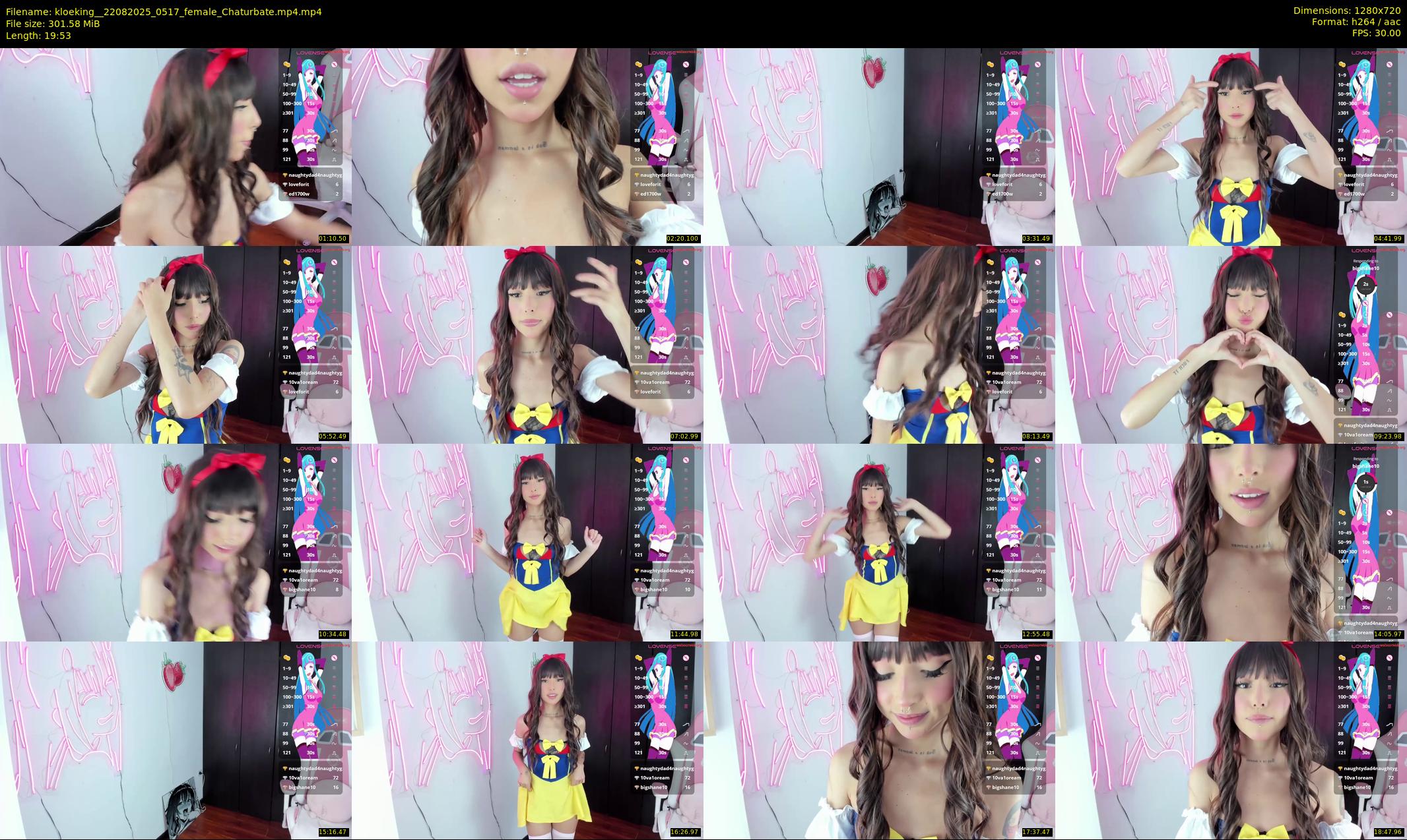 kloeking_ — 20 minute Chaturbate female cam show recording, 720p, Aug 22, 2025