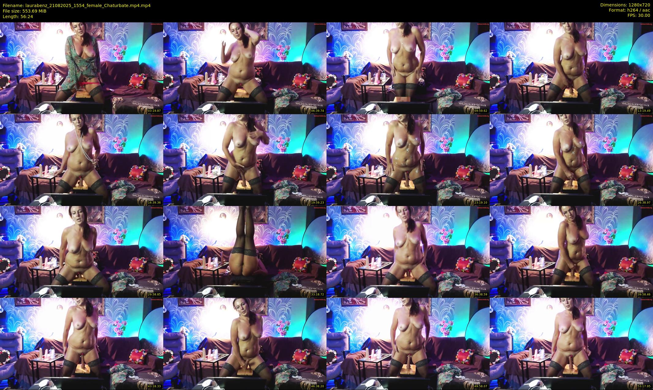 laurabenz — 57 minute Chaturbate female cam show recording, 720p, Aug 21, 2025