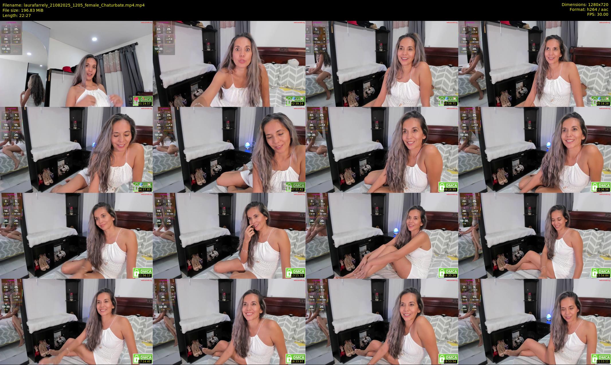 laurafarrely — 23 minute Chaturbate female cam show recording, 720p, Aug 21, 2025