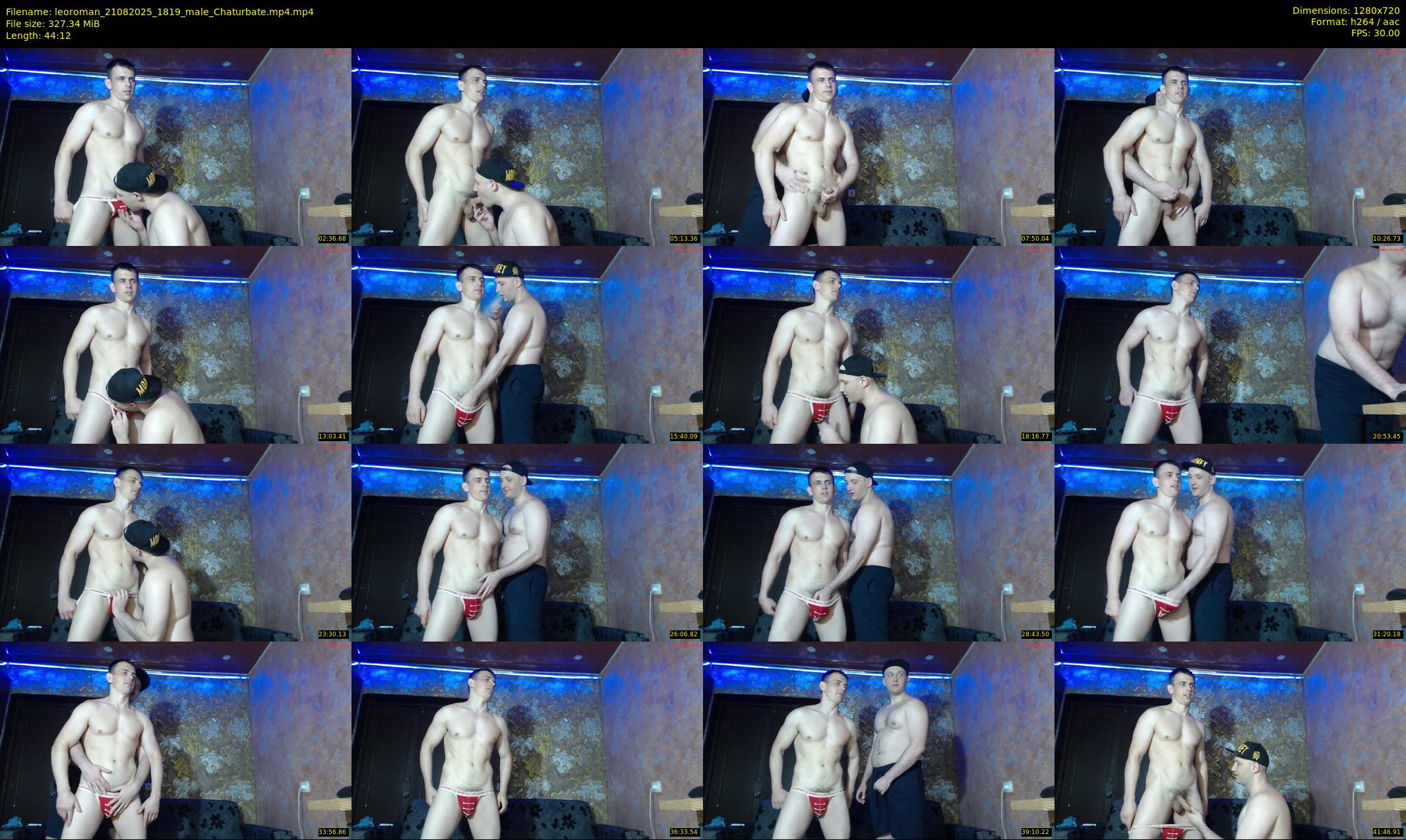 leoroman — 45 minute Chaturbate male cam show recording, 720p, Aug 21, 2025