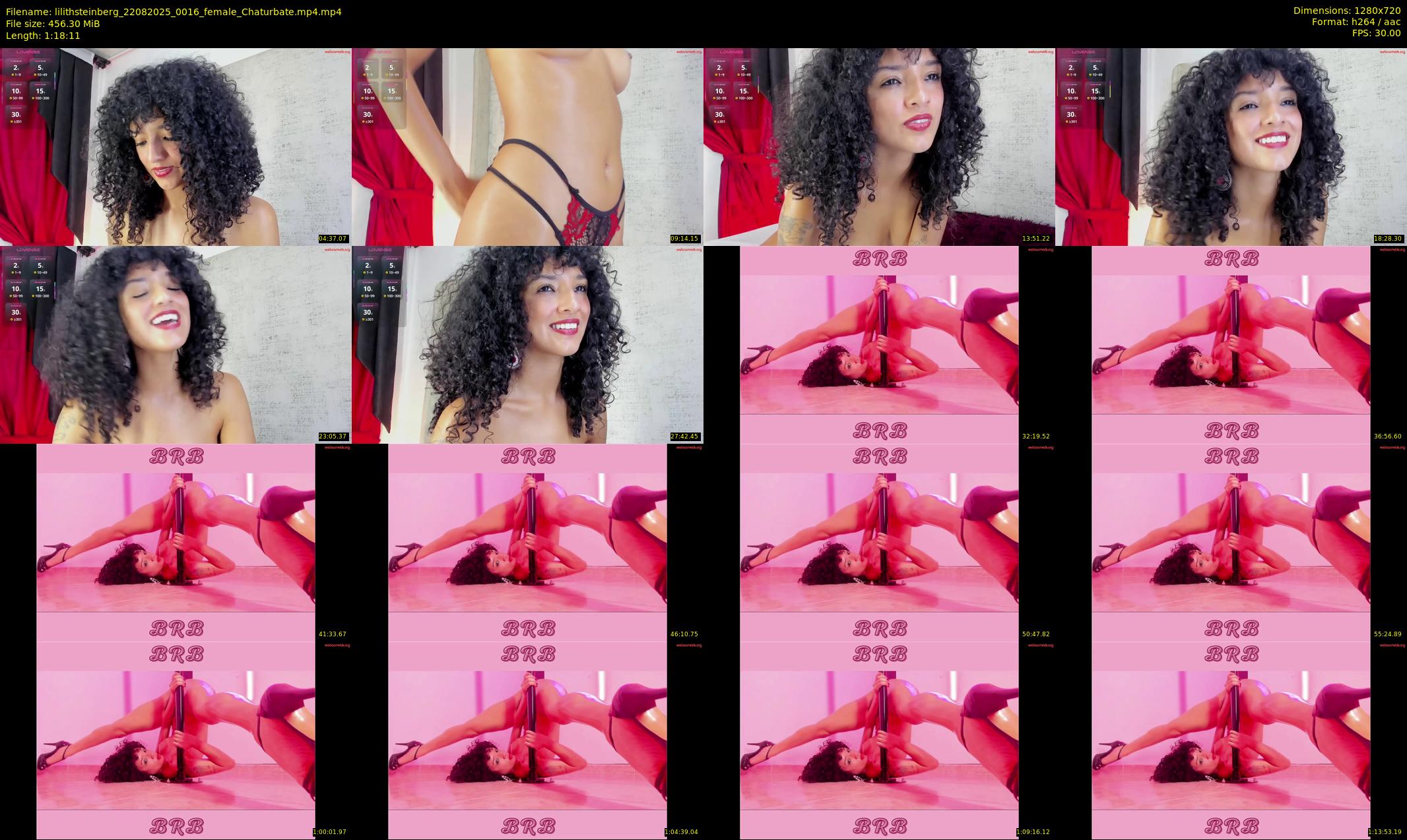 lilithsteinberg — 79 minute Chaturbate female cam show recording, 720p, Aug 22, 2025