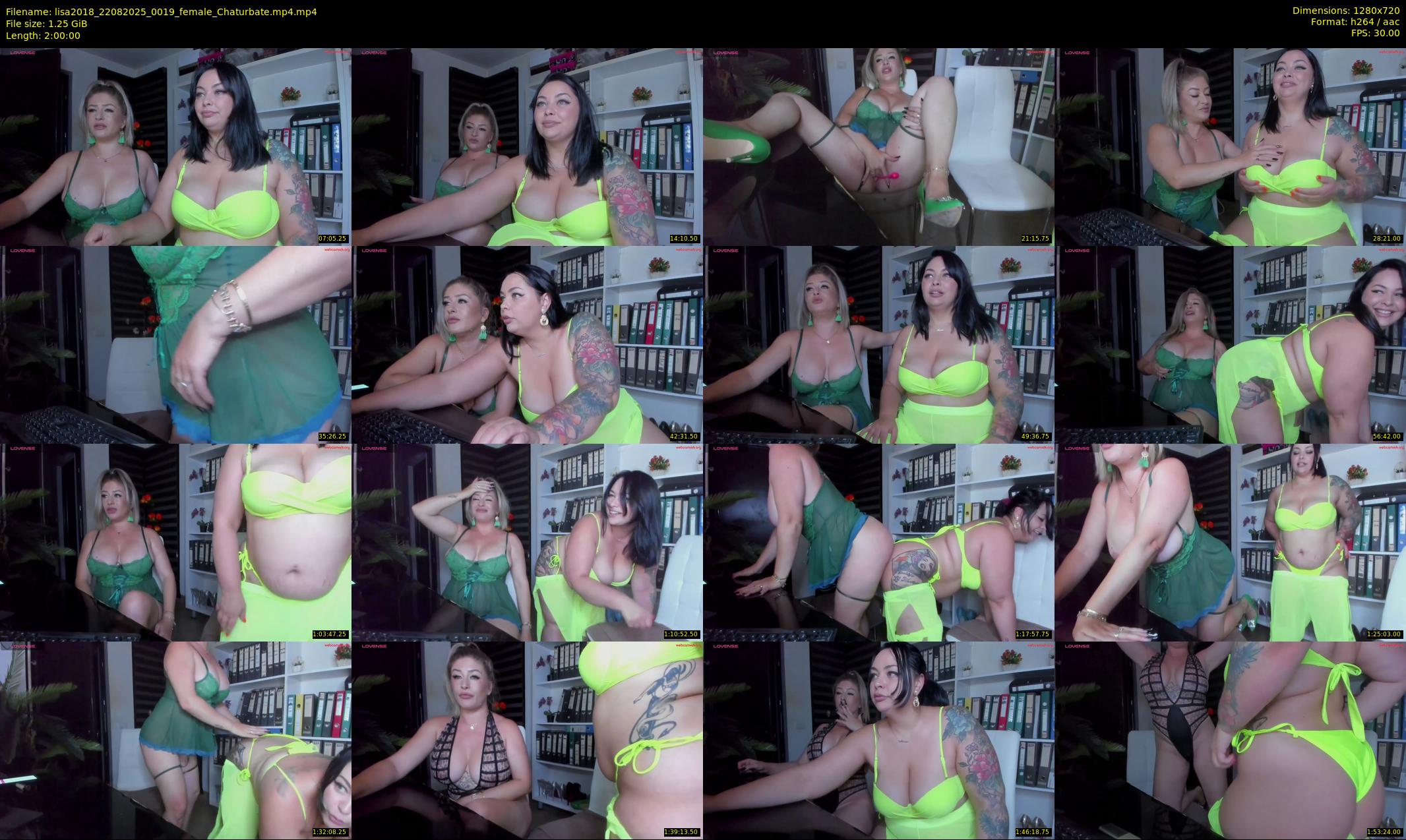 lisa2018 — 120 minute Chaturbate female cam show recording, 720p, Aug 22, 2025