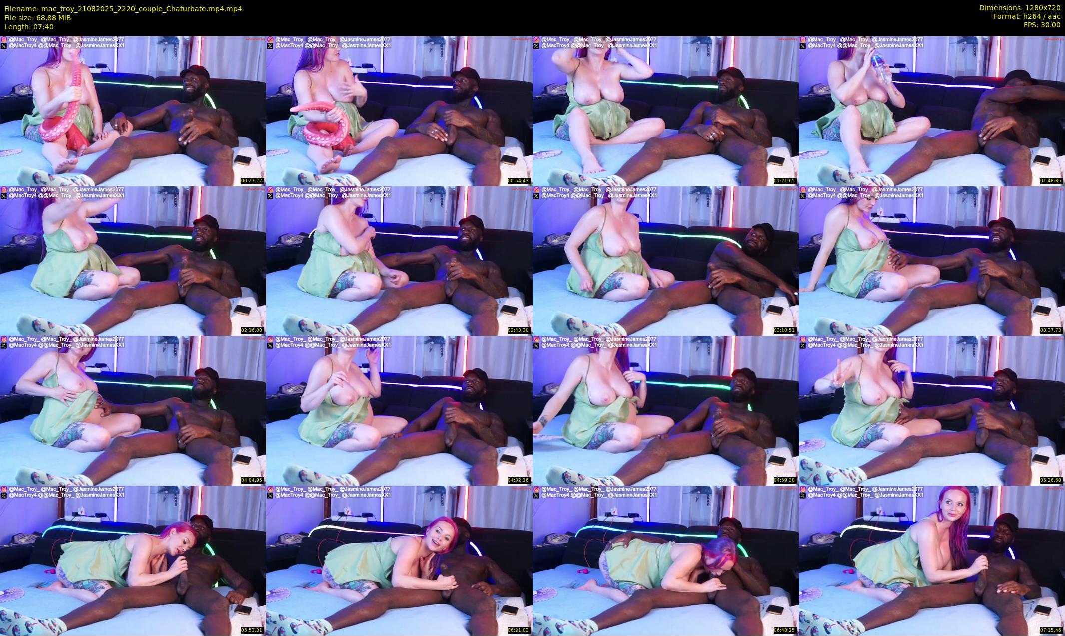 mac_troy — 8 minute Chaturbate couple cam show recording, 720p, Aug 21, 2025