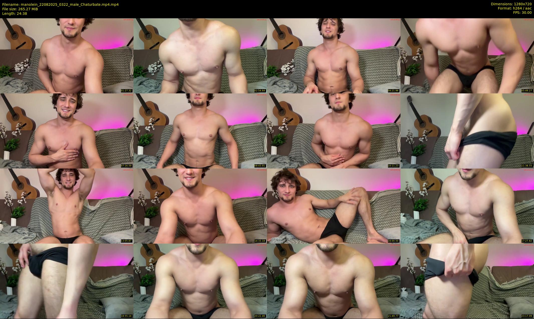 manolein — 25 minute Chaturbate male cam show recording, 720p, Aug 22, 2025