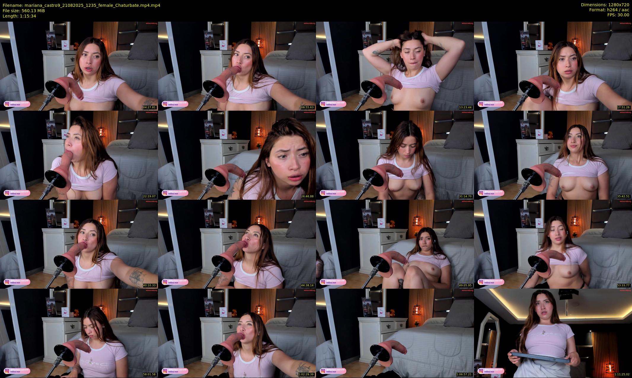 mariana_castro9 — 76 minute Chaturbate female cam show recording, 720p, Aug 21, 2025