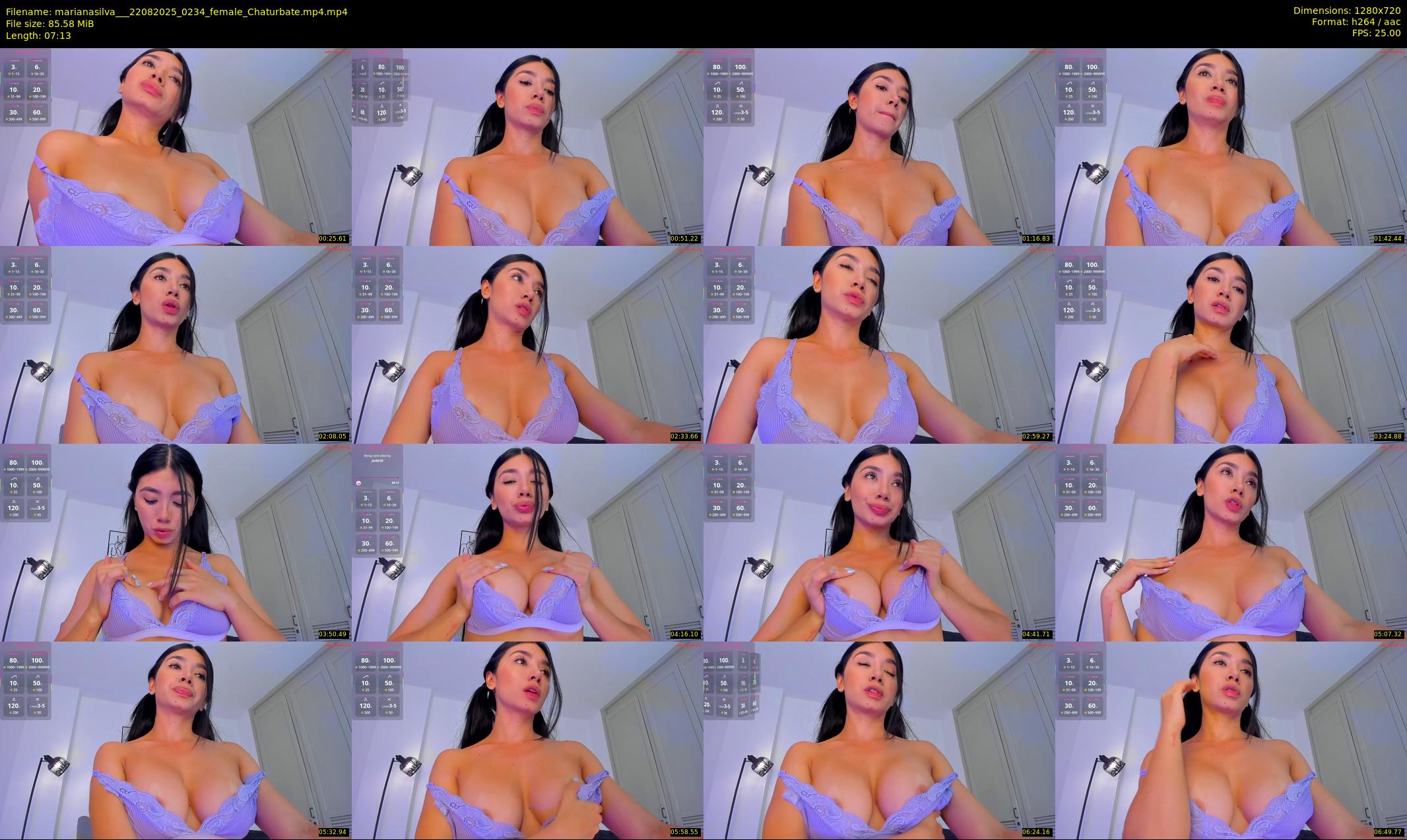 marianasilva__ — 8 minute Chaturbate female cam show recording, 720p, Aug 22, 2025