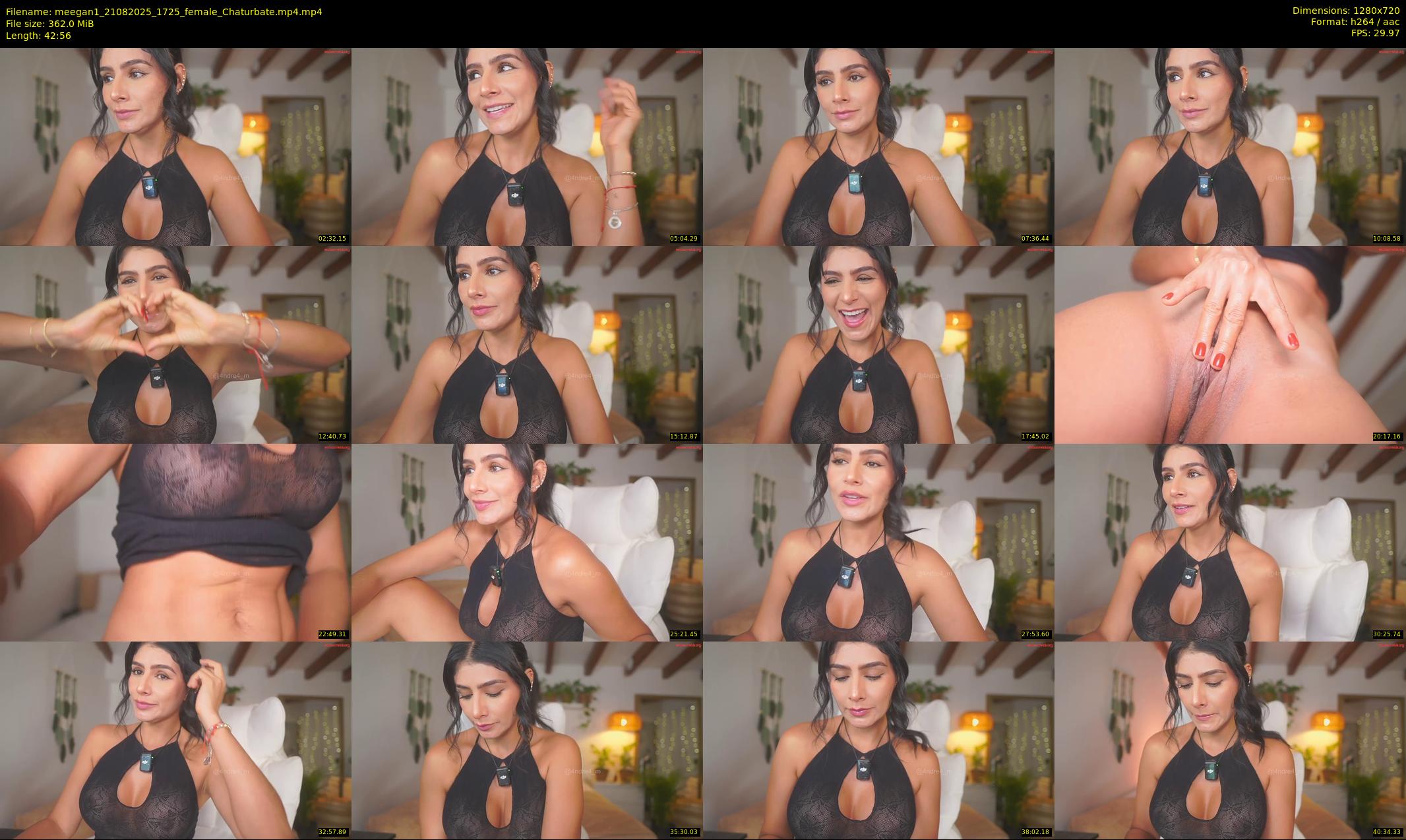 meegan1 — 43 minute Chaturbate female cam show recording, 720p, Aug 21, 2025