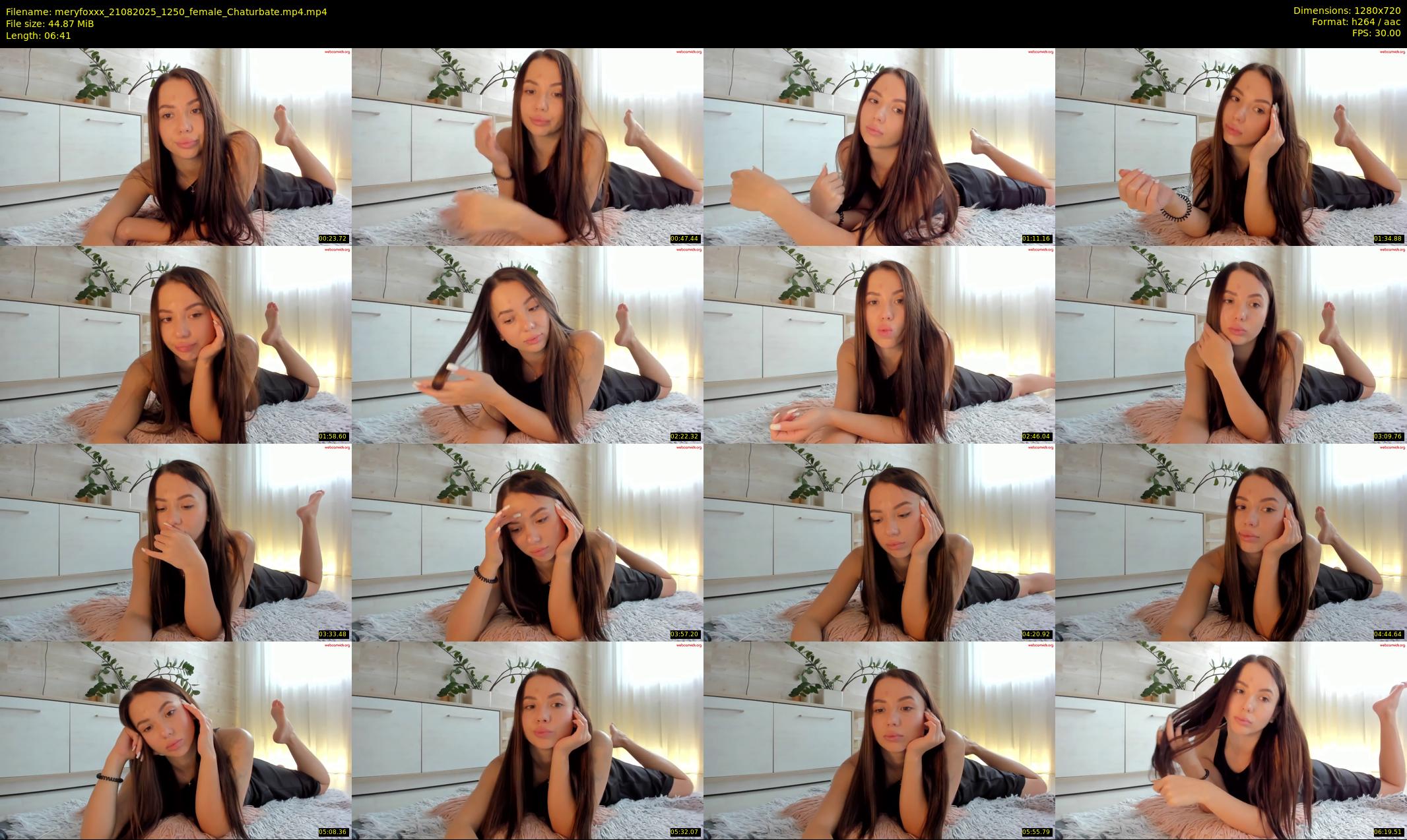 meryfoxxx — 7 minute Chaturbate female cam show recording, 720p, Aug 21, 2025