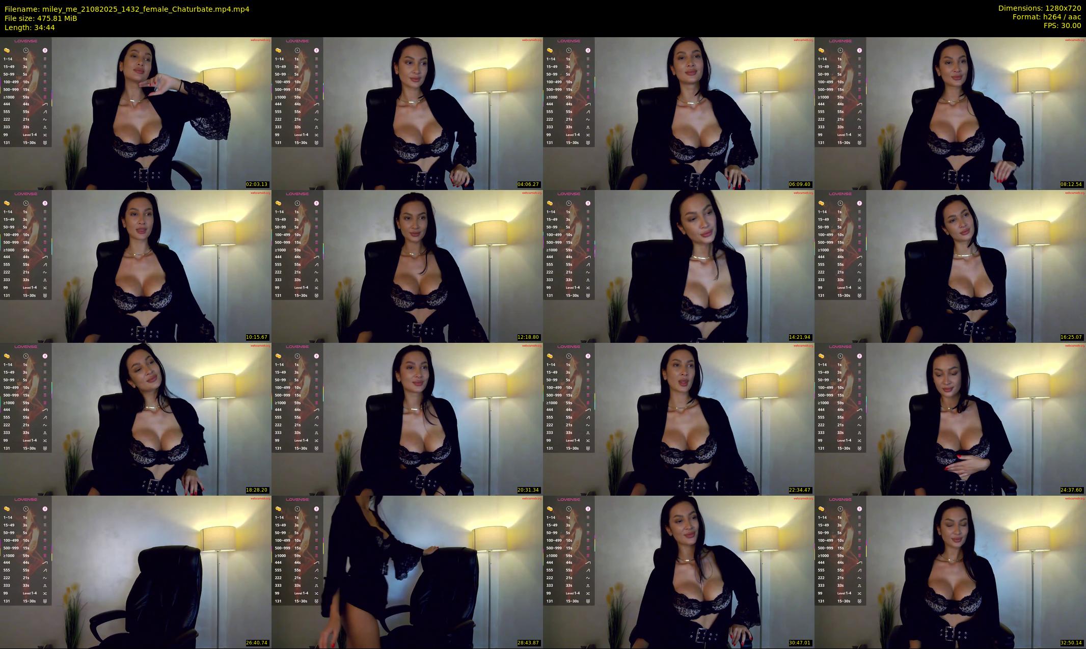 miley_me — 35 minute Chaturbate female cam show recording, 720p, Aug 21, 2025
