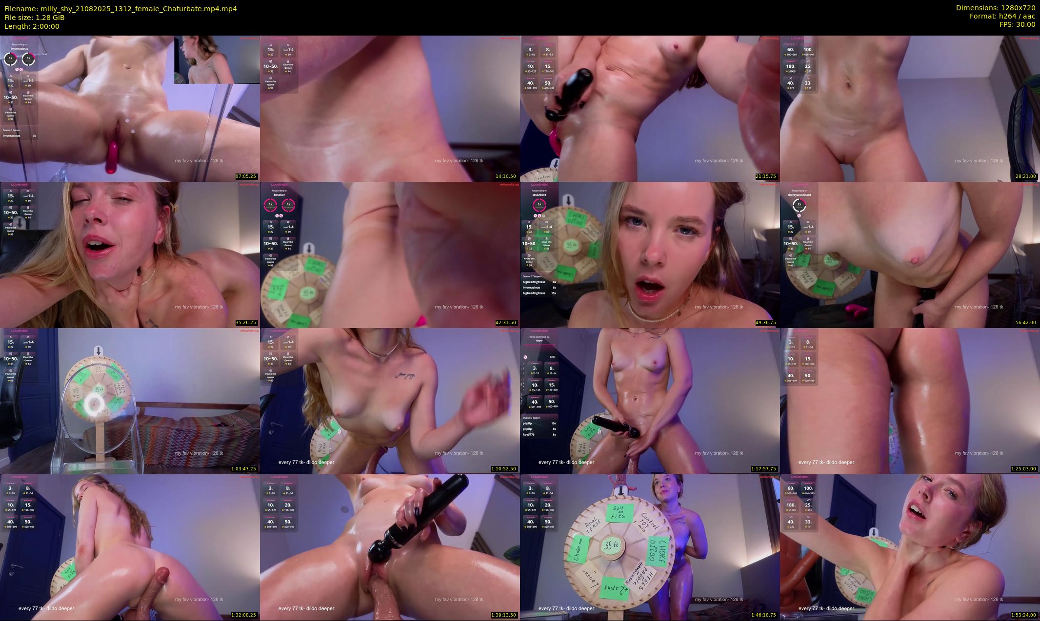 milly_shy — 120 minute Chaturbate female cam show recording, 720p, Aug 21, 2025