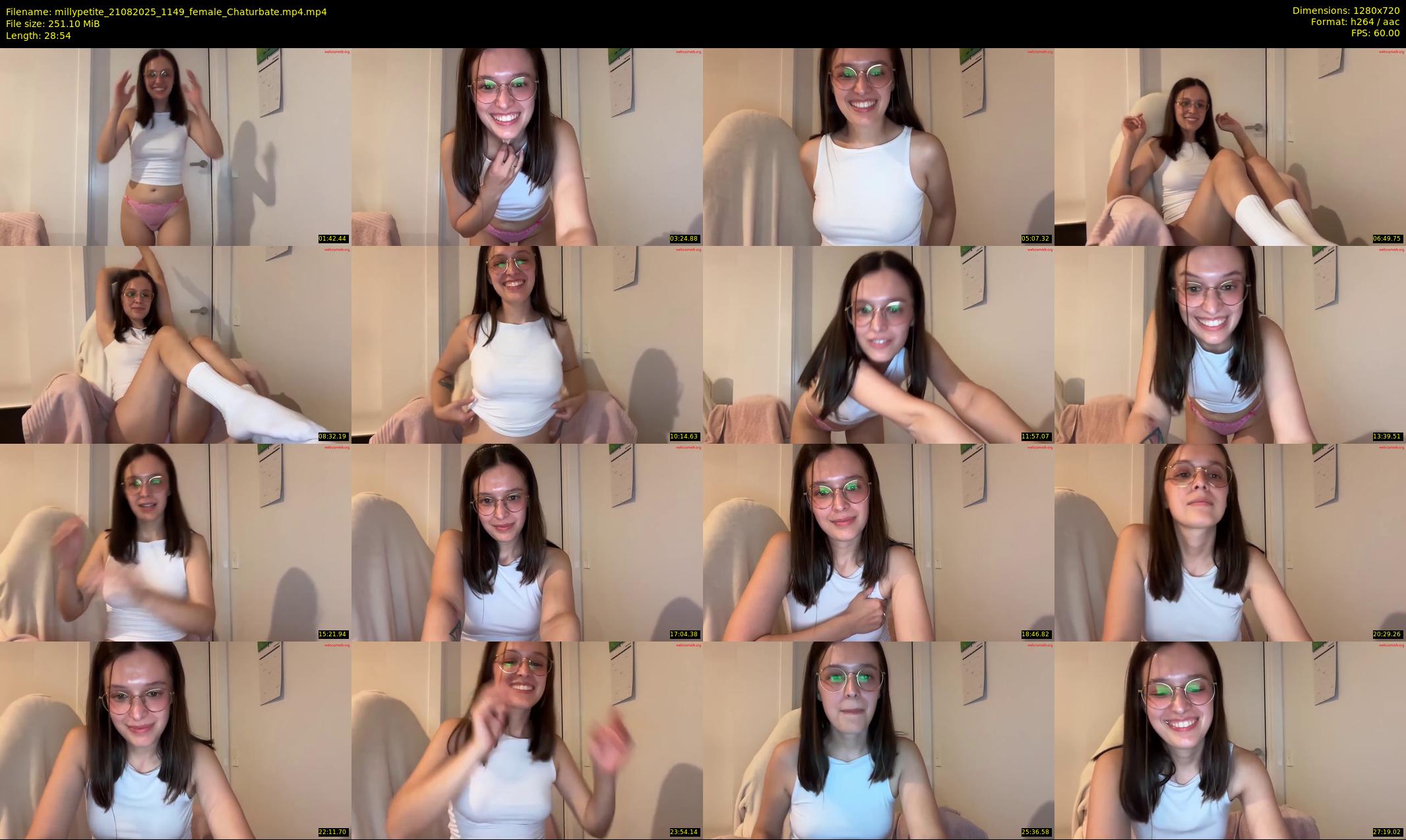 millypetite — 29 minute Chaturbate female cam show recording, 720p, Aug 21, 2025