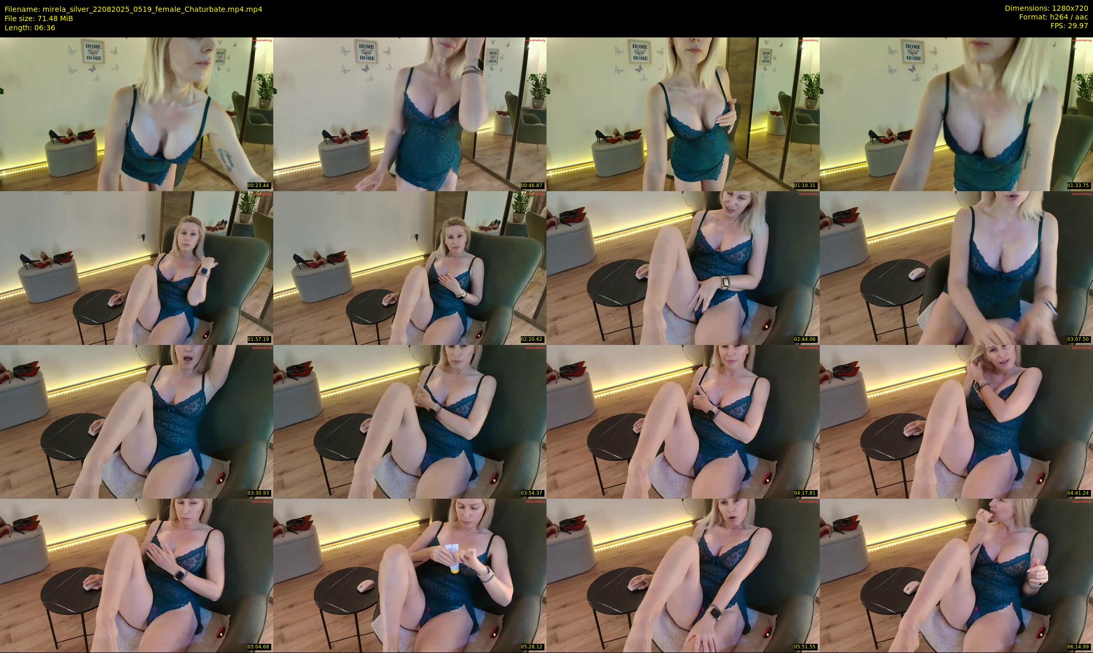 mirela_silver — 7 minute Chaturbate female cam show recording, 720p, Aug 22, 2025
