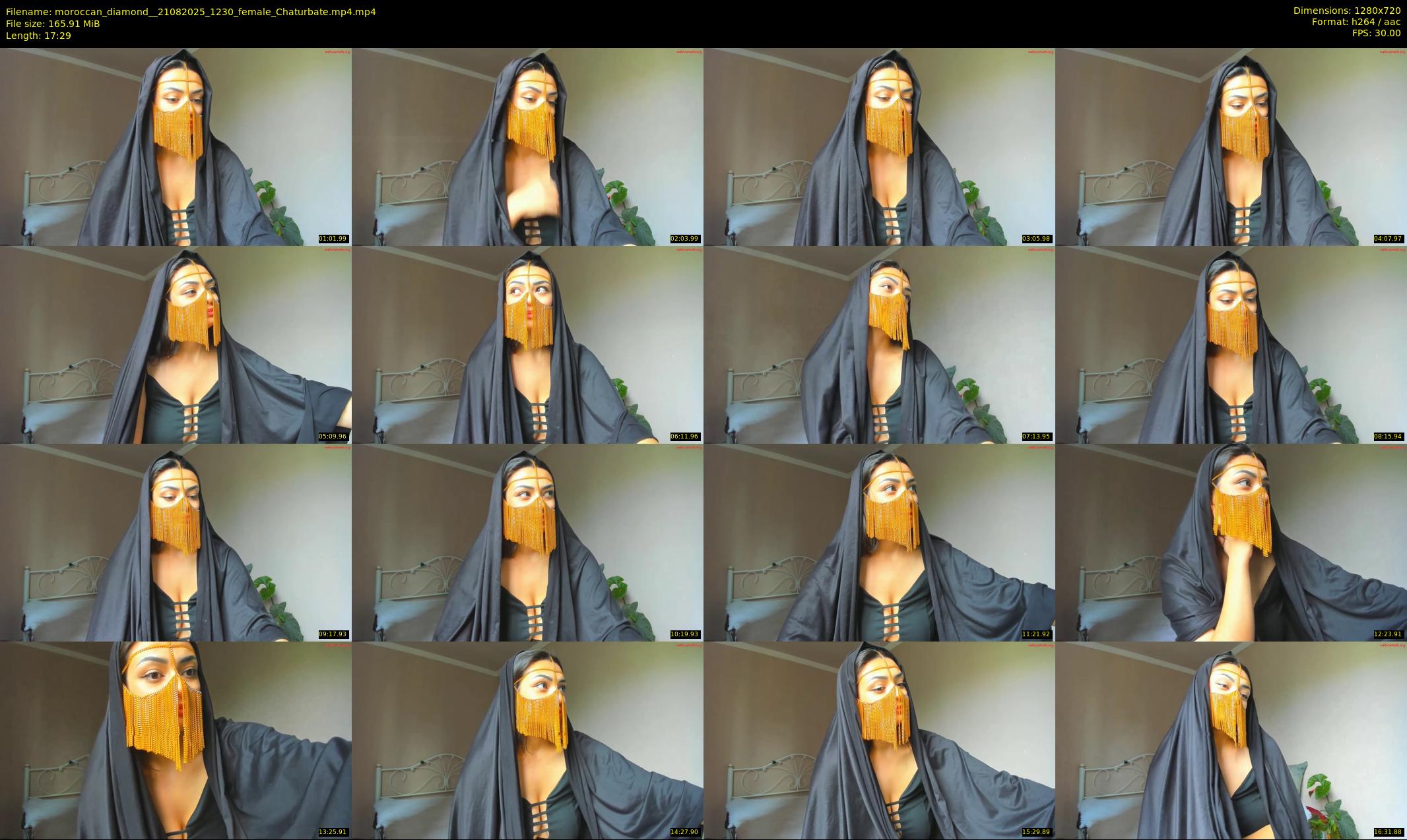 moroccan_diamond_ — 18 minute Chaturbate female cam show recording, 720p, Aug 21, 2025