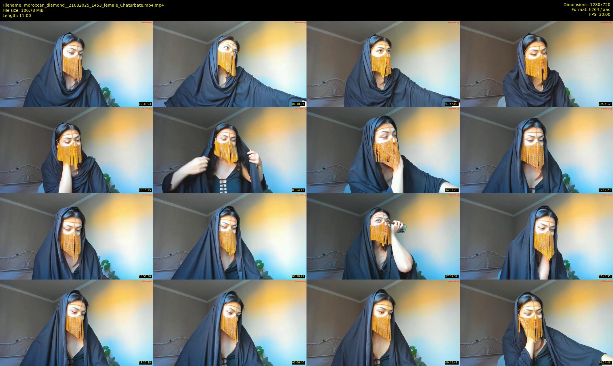 moroccan_diamond_ — 11 minute Chaturbate female cam show recording, 720p, Aug 21, 2025