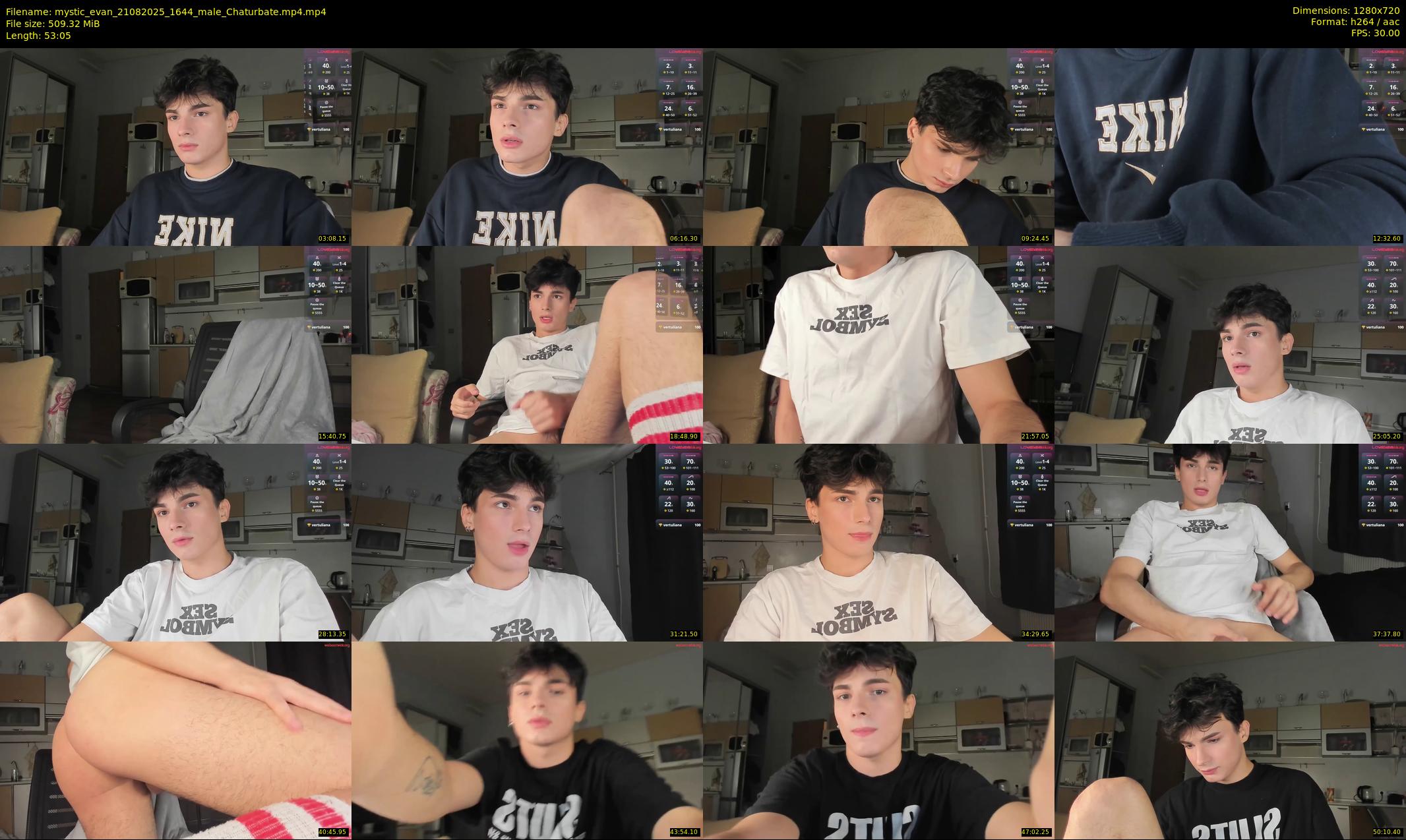 mystic_evan — 54 minute Chaturbate male cam show recording, 720p, Aug 21, 2025