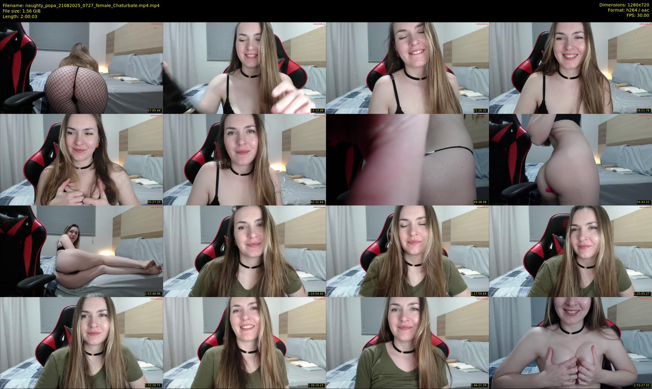 naughty_popa — 121 minute Chaturbate female cam show recording, 720p, Aug 21, 2025