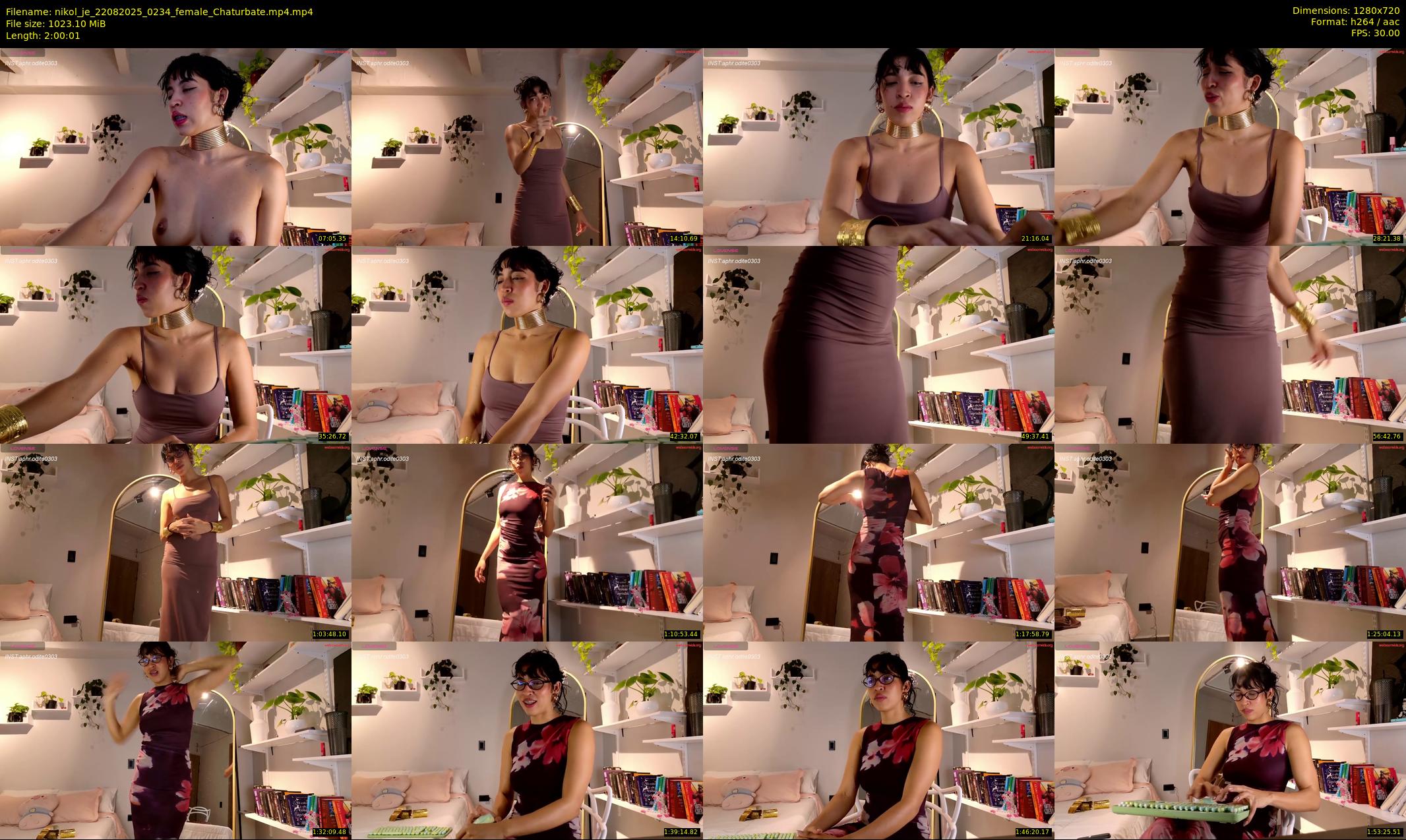 nikol_je — 121 minute Chaturbate female cam show recording, 720p, Aug 22, 2025