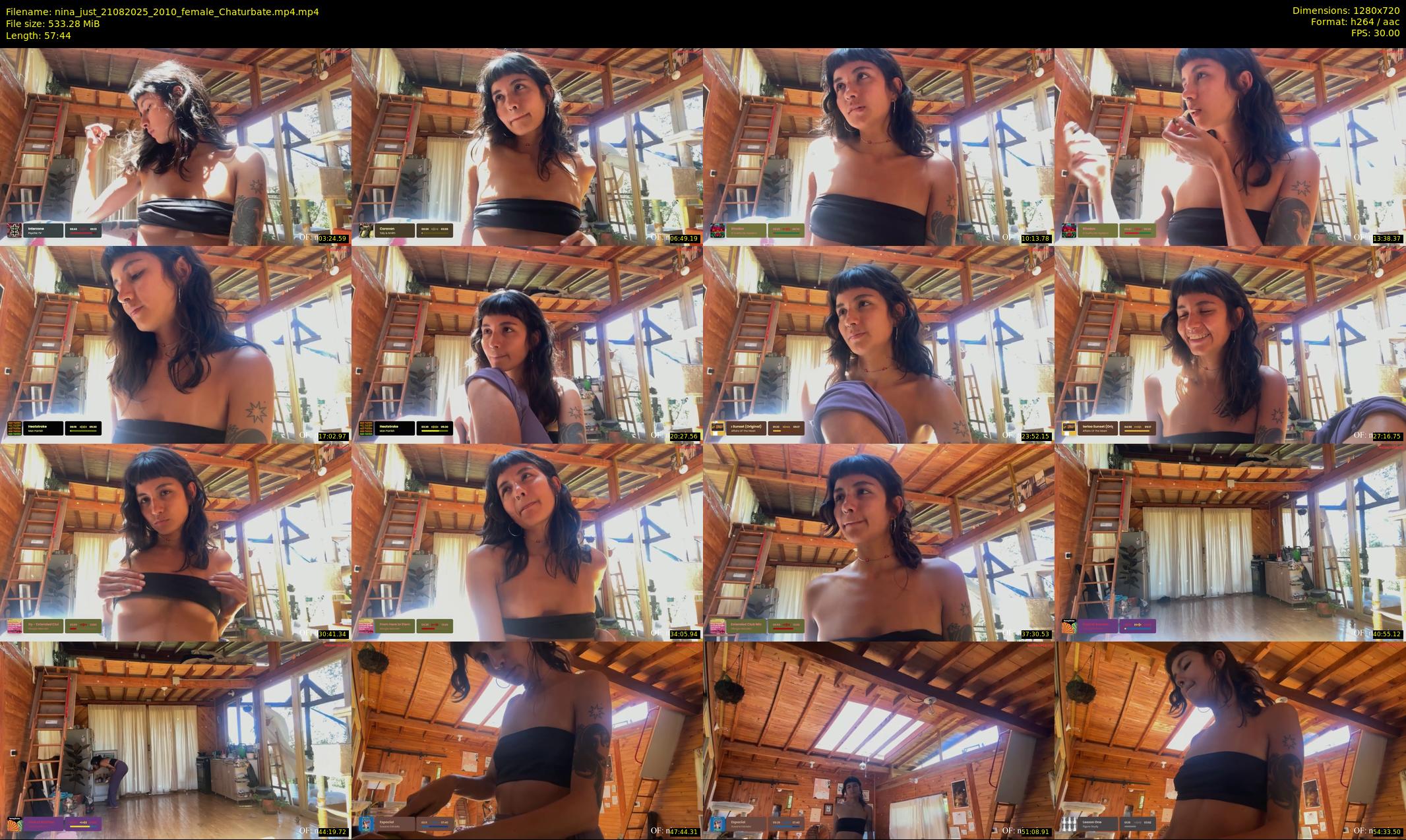 nina_just — 58 minute Chaturbate female cam show recording, 720p, Aug 21, 2025