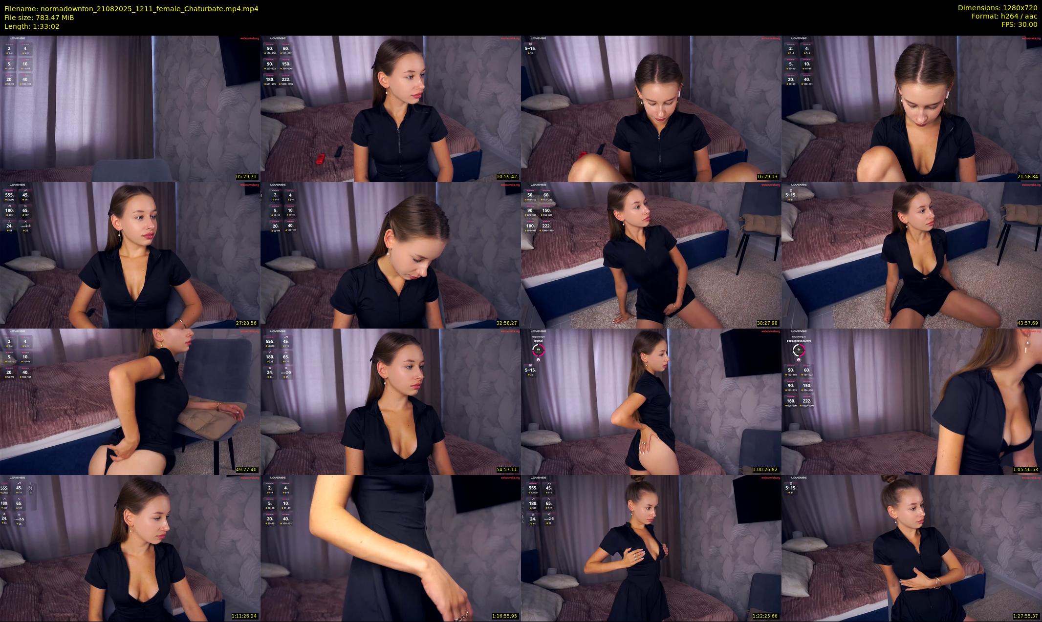 normadownton — 94 minute Chaturbate female cam show recording, 720p, Aug 21, 2025