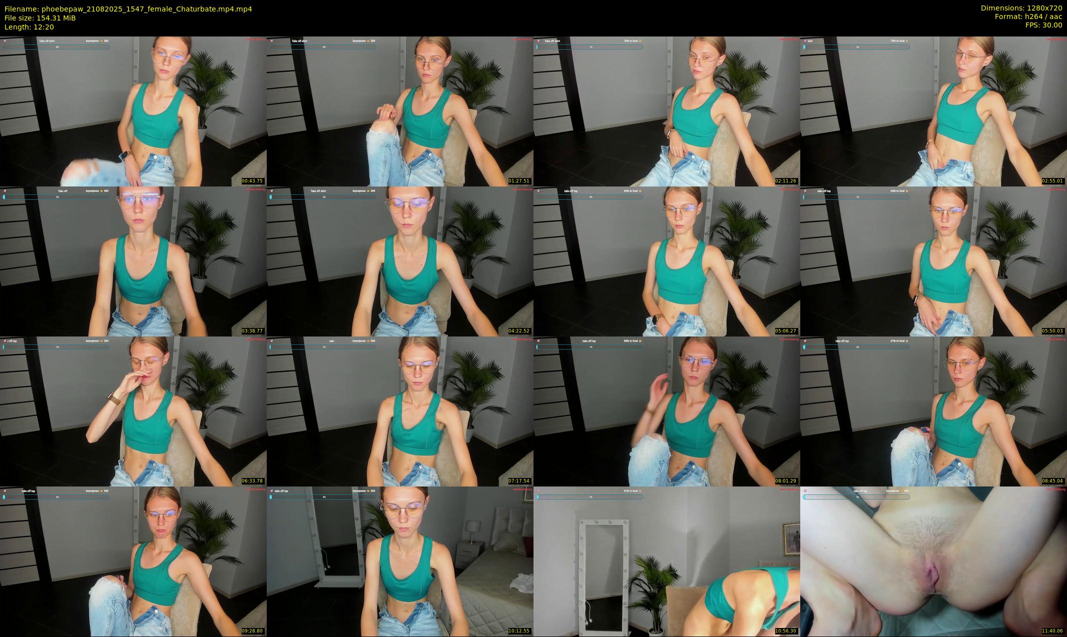 phoebepaw — 13 minute Chaturbate female cam show recording, 720p, Aug 21, 2025