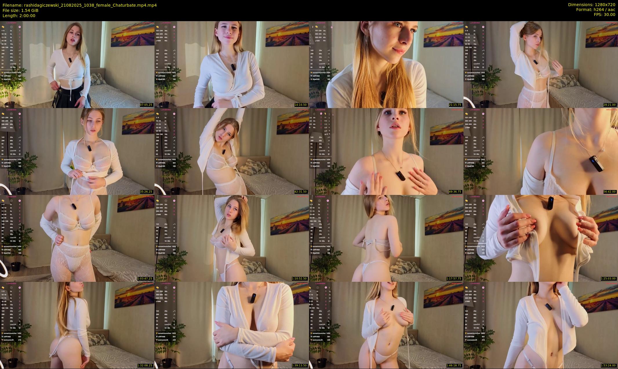 rashidagiczewski — 120 minute Chaturbate female cam show recording, 720p, Aug 21, 2025