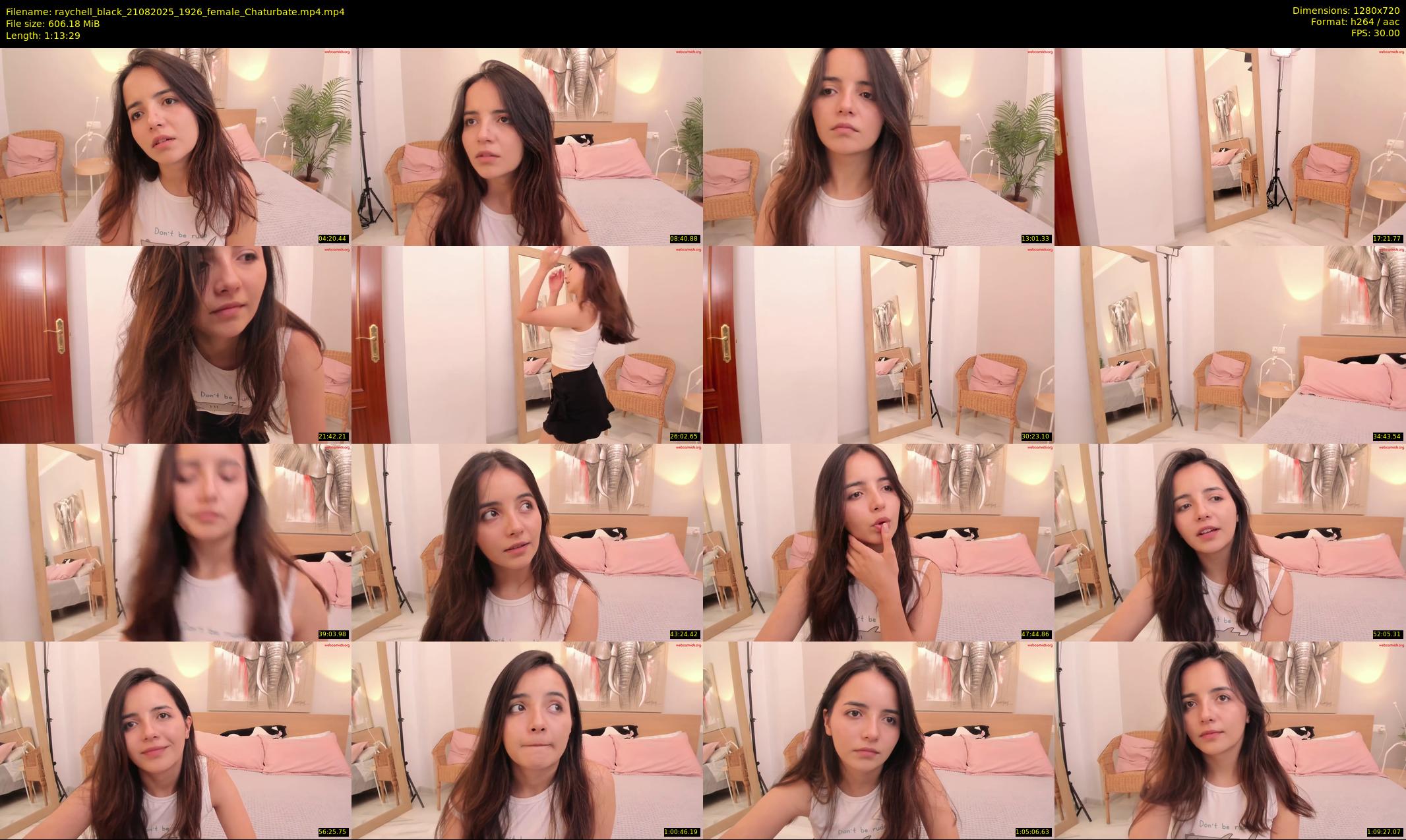 raychell_black — 74 minute Chaturbate female cam show recording, 720p, Aug 21, 2025