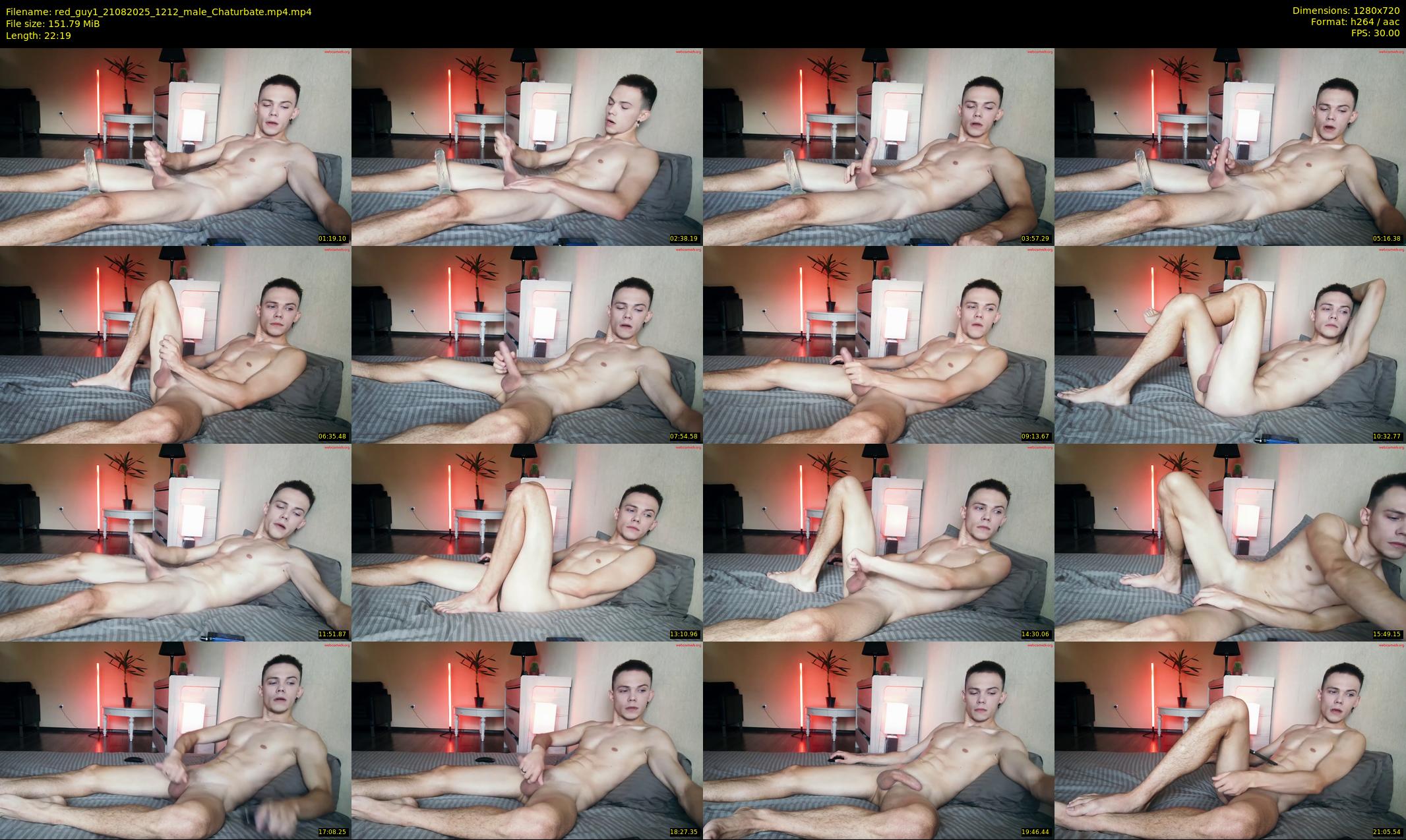 red_guy1 — 23 minute Chaturbate male cam show recording, 720p, Aug 21, 2025